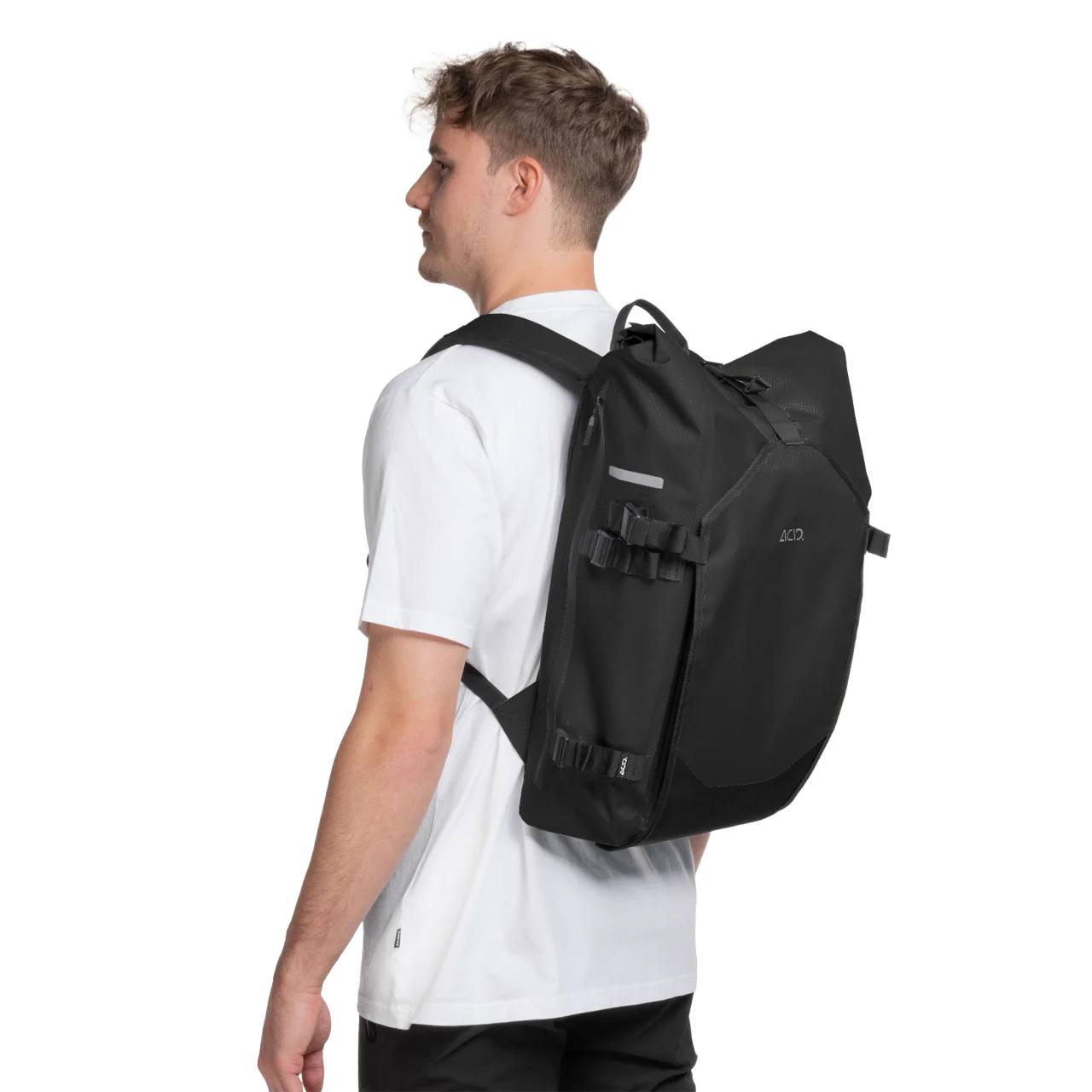 Backpack Flip Pro 25L SMLink Pannier Bag - Black - Image 5