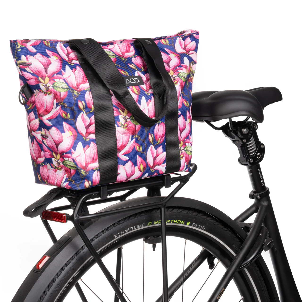 City 10 All-in-One Pannier Bag - Purple - Image 3