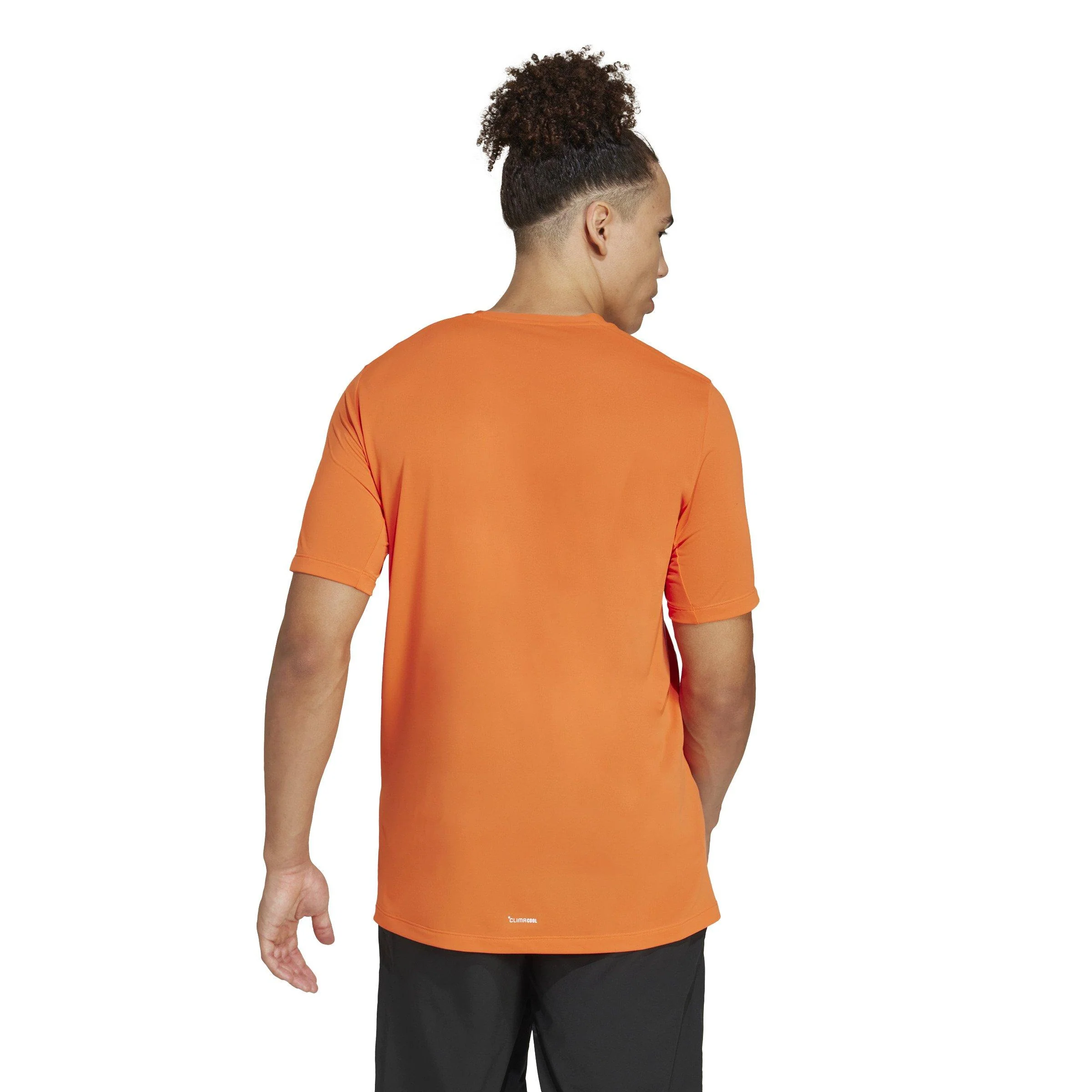 Men's Multi Climacool Tech T-Shirt - Orange - Image 3