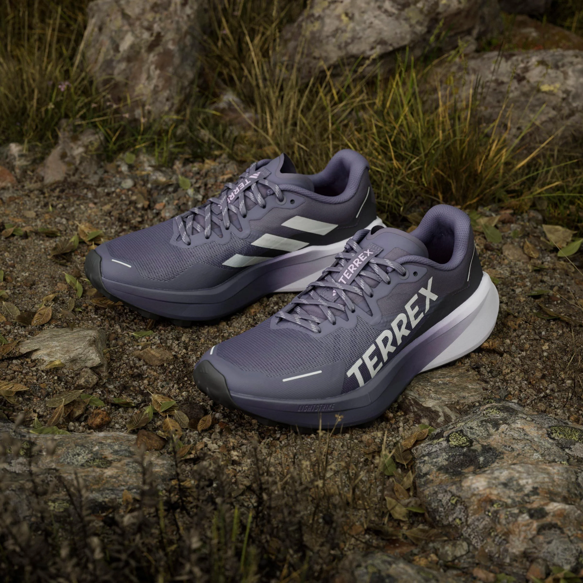 Women's Agravic 3 Trail Running Shoes - Purple - Image 9