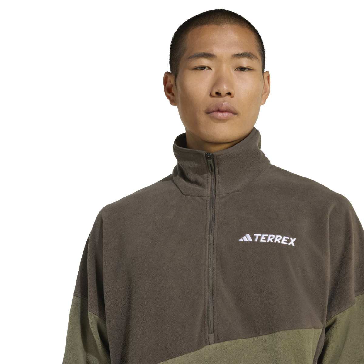 Men's Multi Climawarm 1/2 Zip Fleece - Green - Image 4