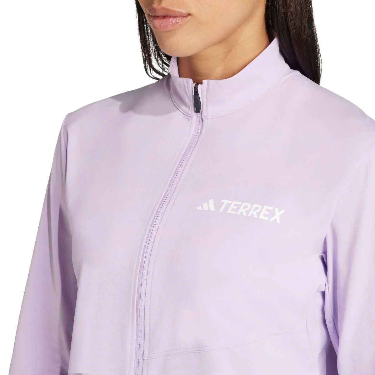 Women's Multi Climacool 1/2 Zip Long-Sleeve Top - Purple - Image 3