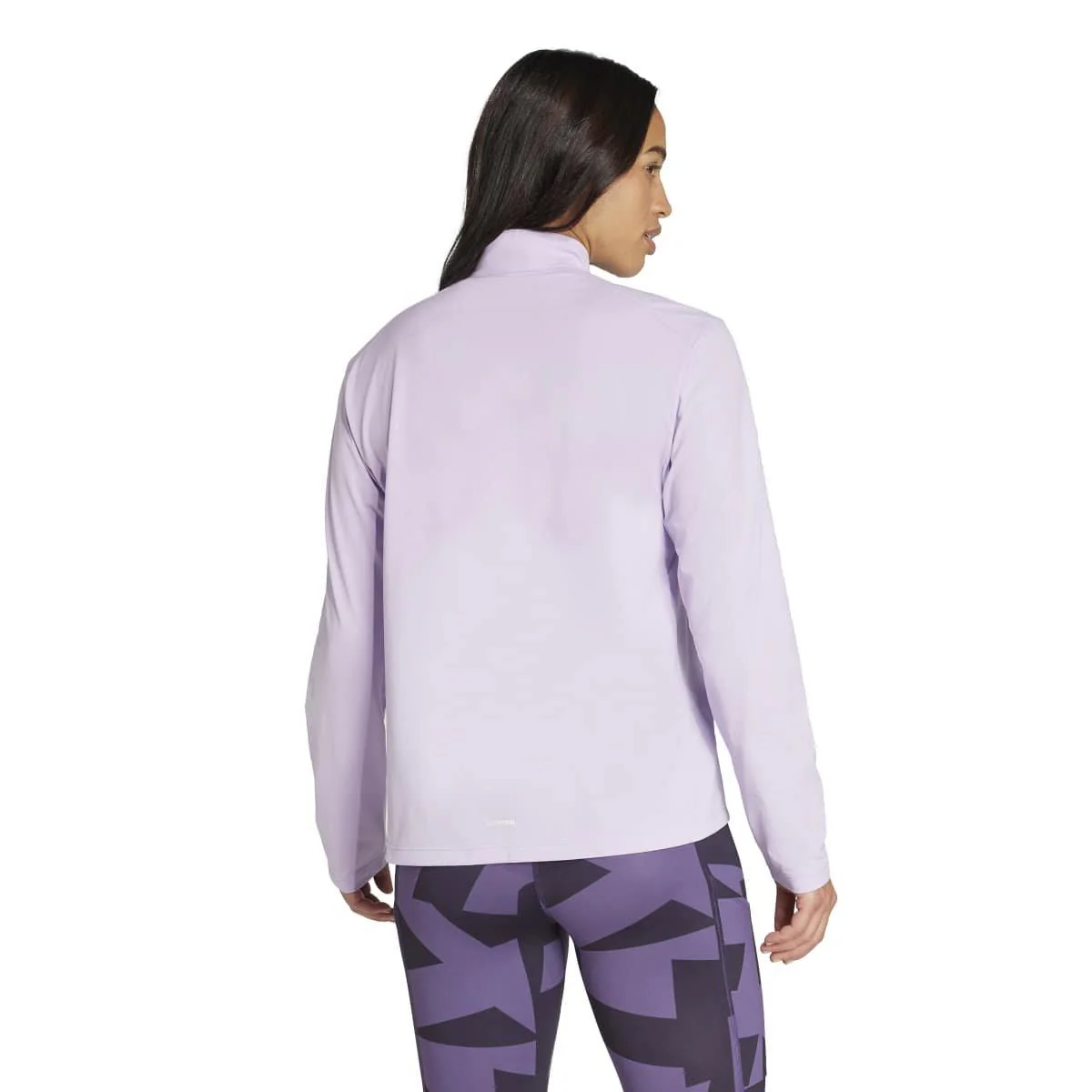 Women's Multi Climacool 1/2 Zip Long-Sleeve Top - Purple - Image 4