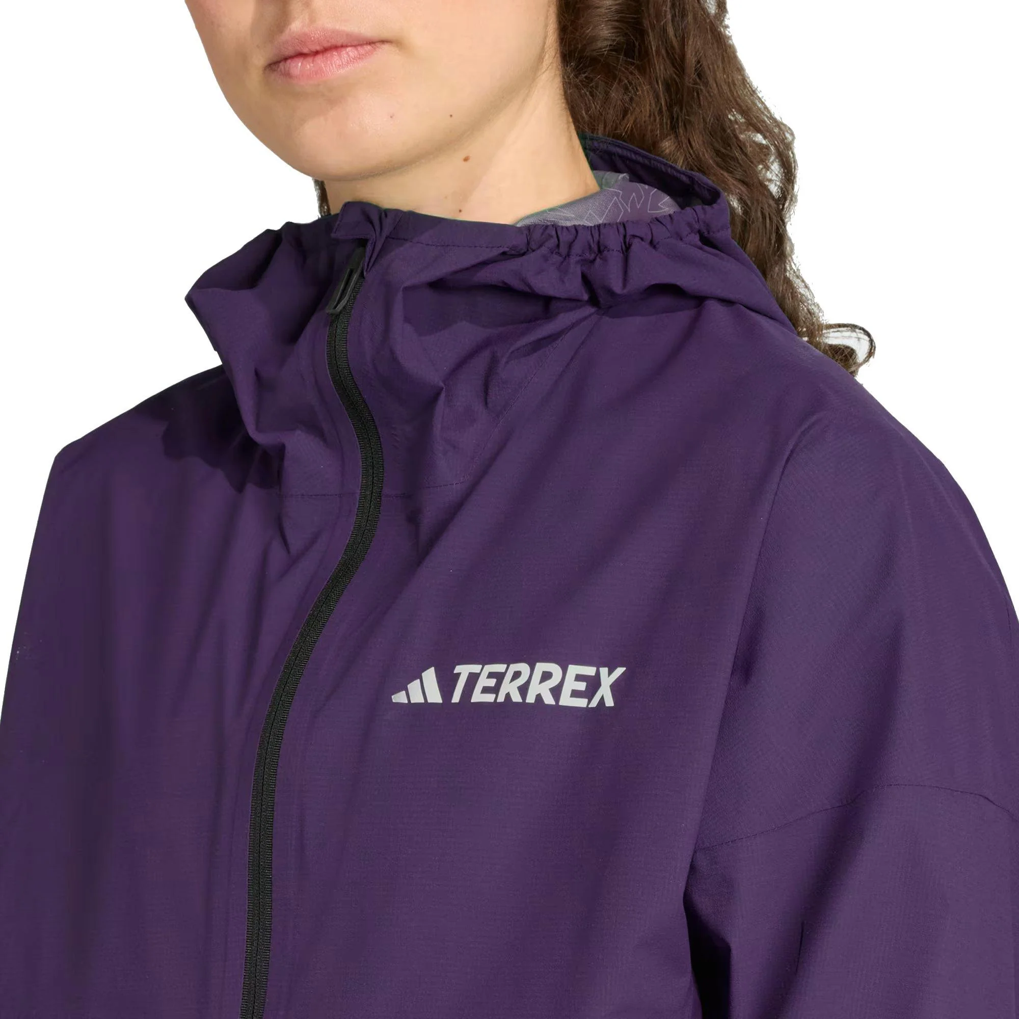 Women's Xperior Light Rain Jacket - Purple - Image 3