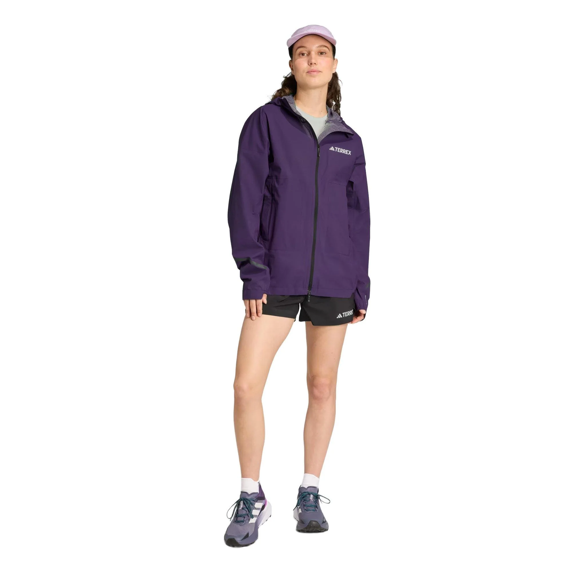 Women's Xperior Light Rain Jacket - Purple - Image 6