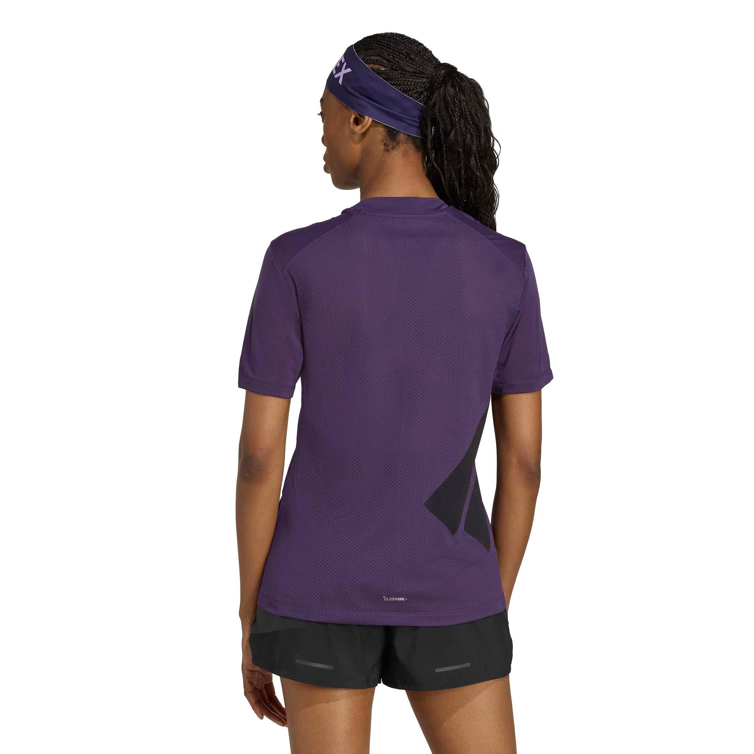 Women's Xperior Climacool+ T-Shirt - Purple - Image 4