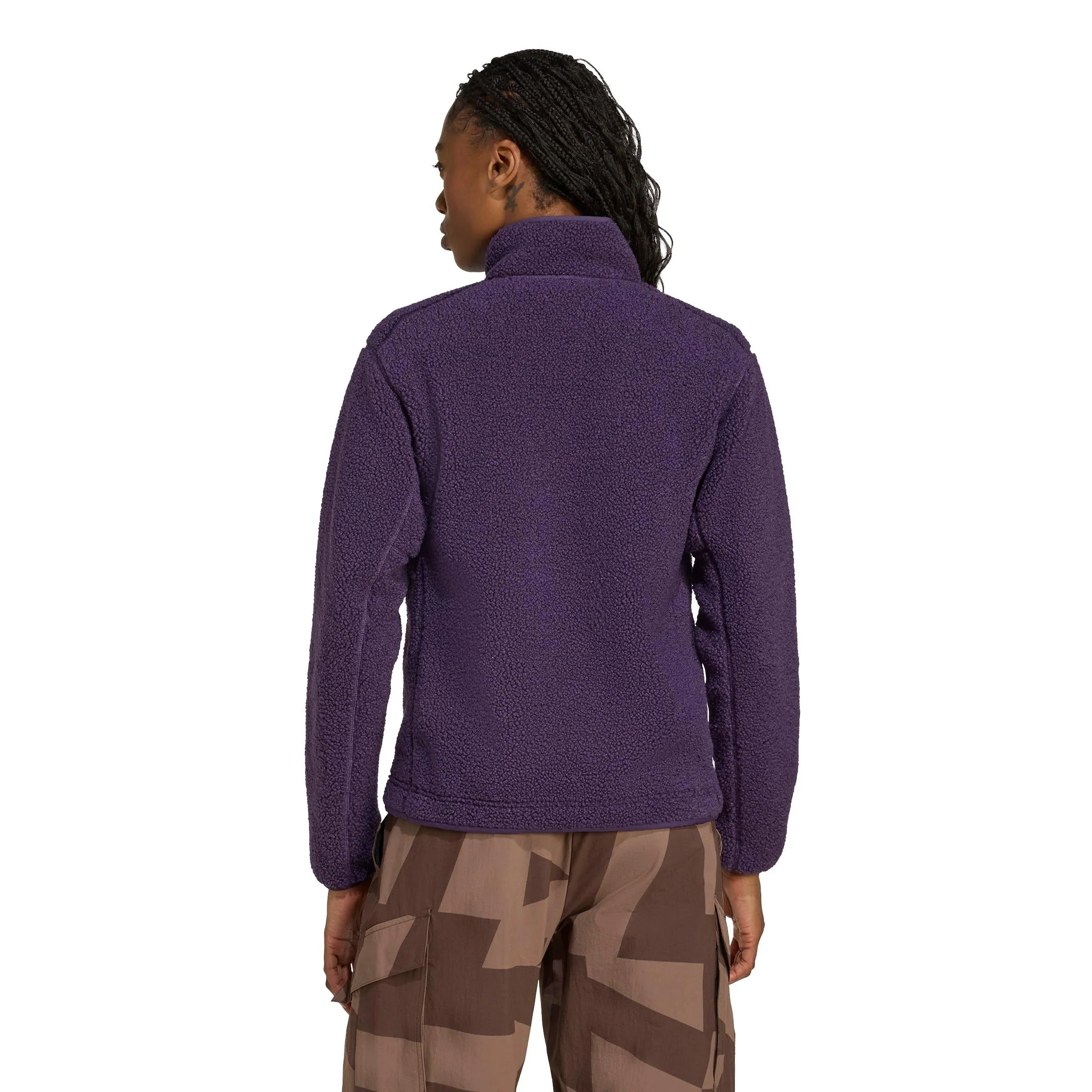 Women's Xploric High Pile Snap Fleece - Purple - Image 4