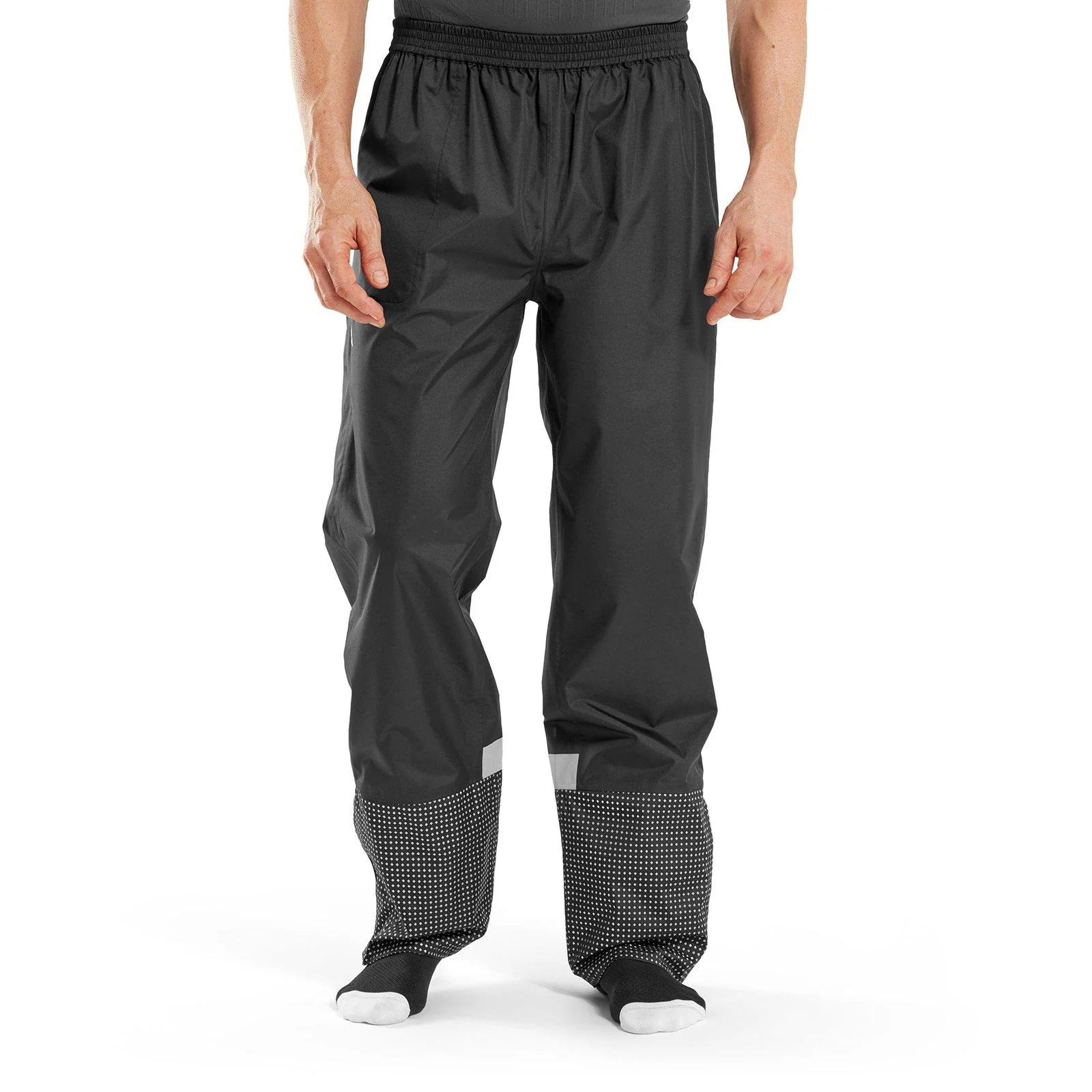 Men's Night Vision Waterproof Overtrousers - Black - Image 3