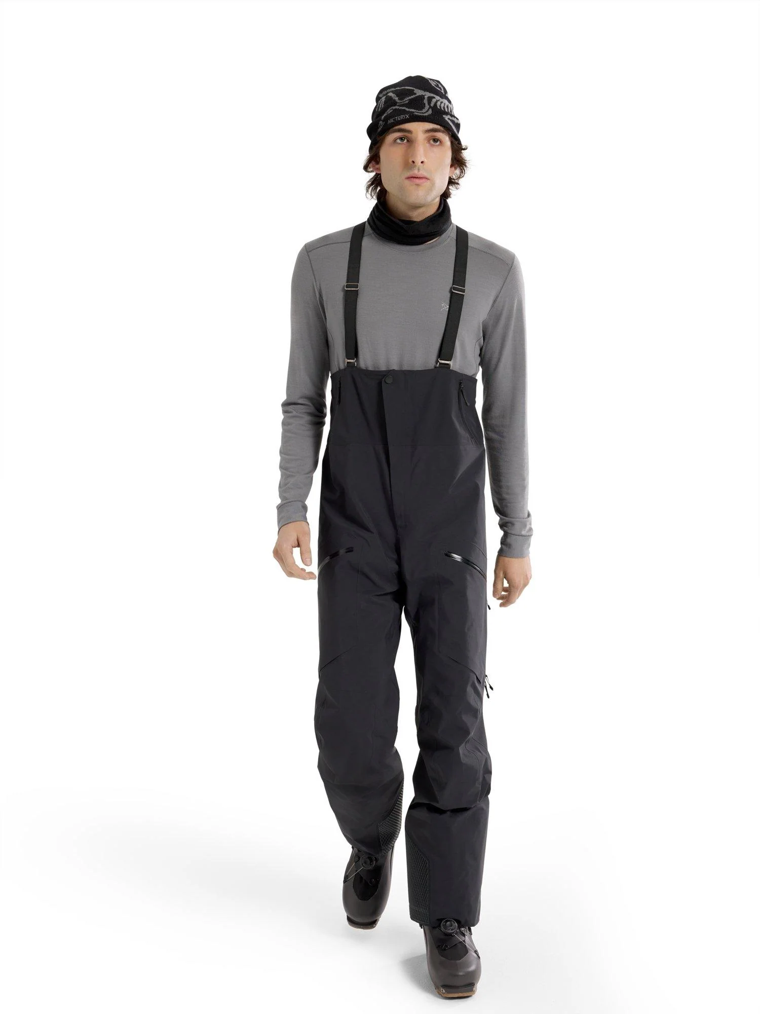 Men's Rush GORE-TEX Bib Pants - Black - Image 2