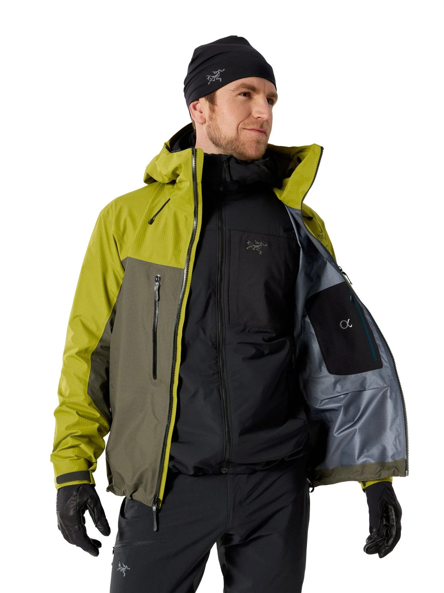 Men's Alpha Jacket - Olive Moss / Tatsu - Image 9