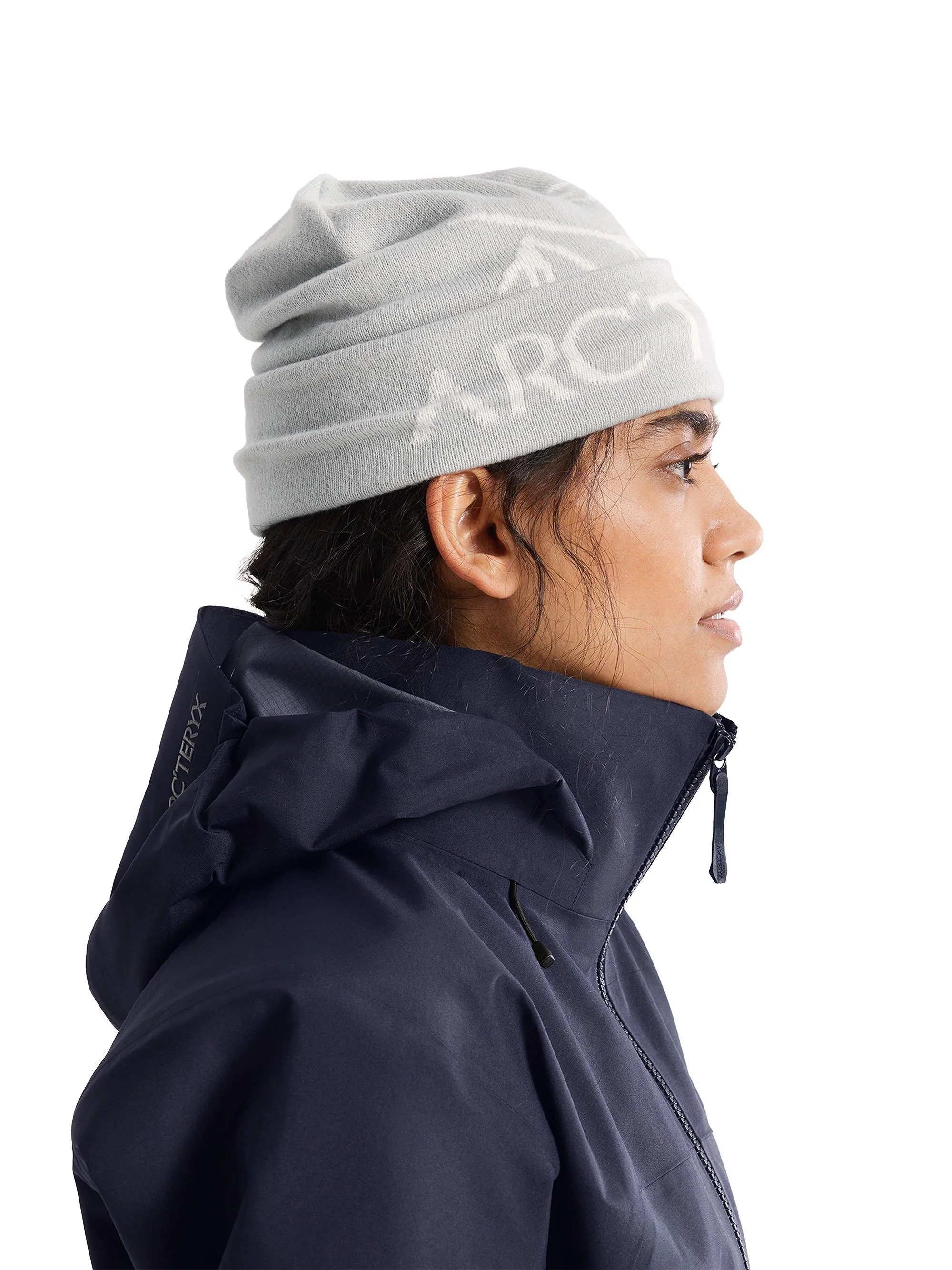 Unisex Bird Word Toque - Solitude/Arctic Silk - Image 4