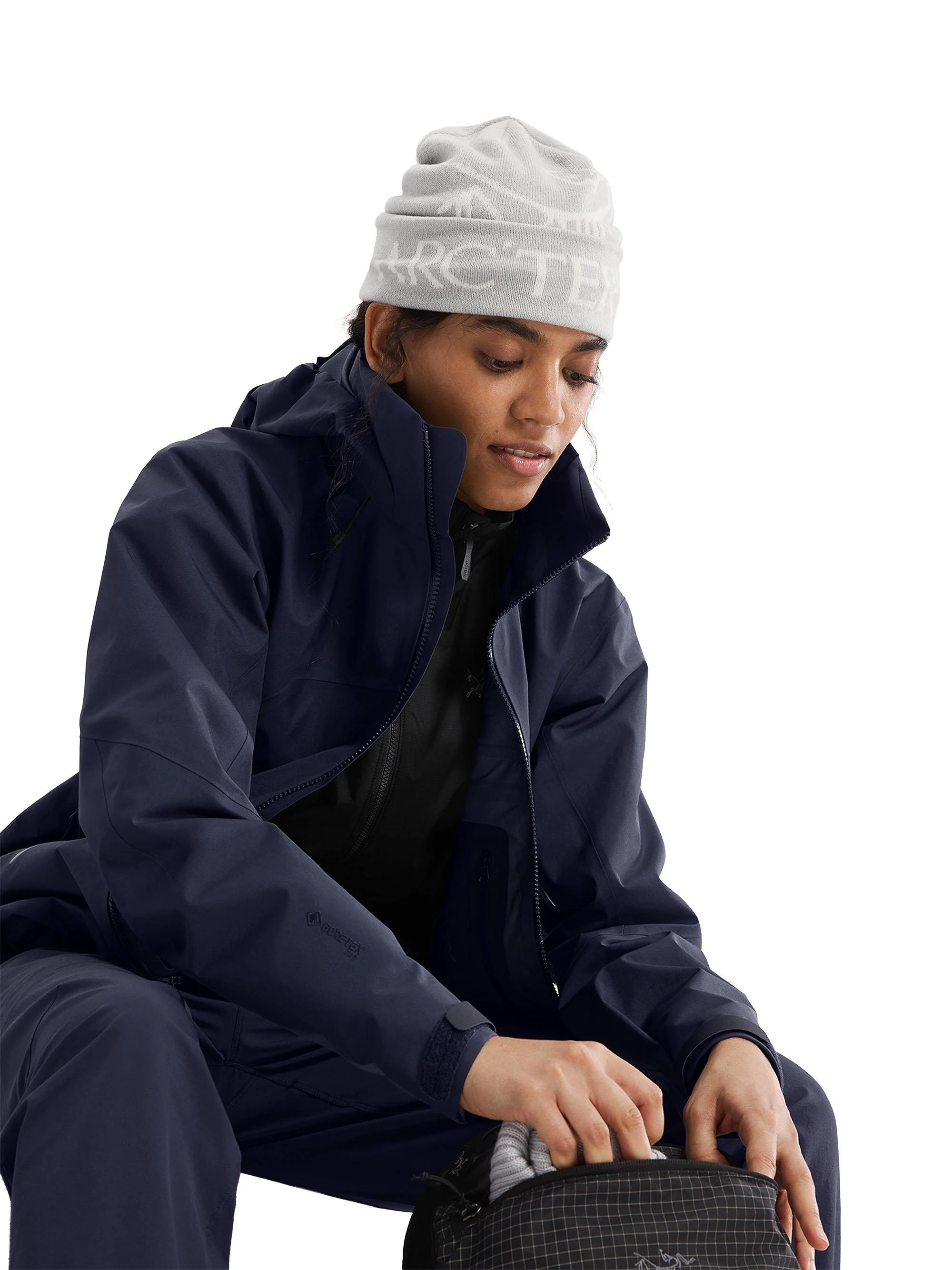 Unisex Bird Word Toque - Solitude/Arctic Silk - Image 6