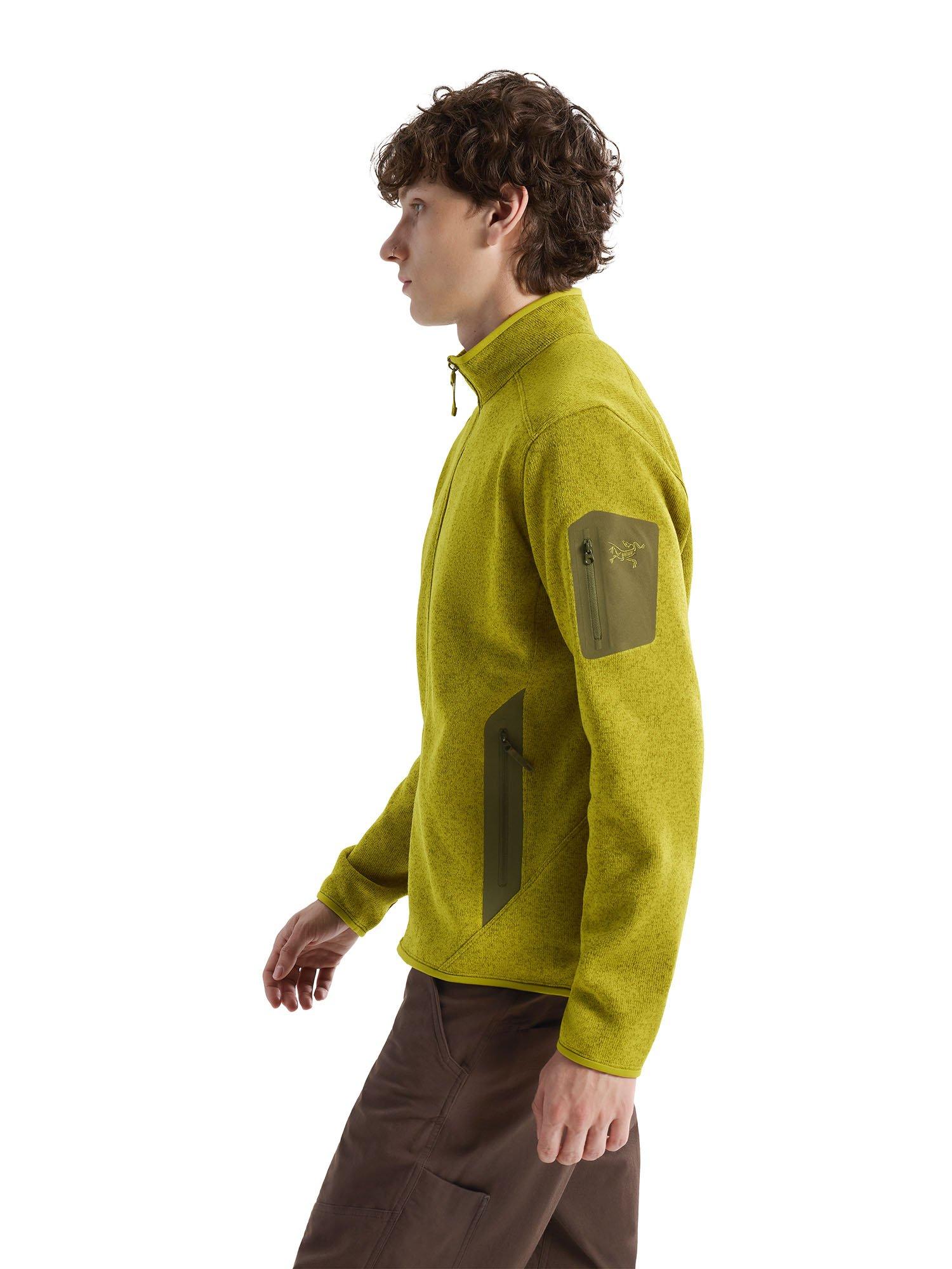 Men's Covert Cardigan - Olive Moss Heather - Image 4
