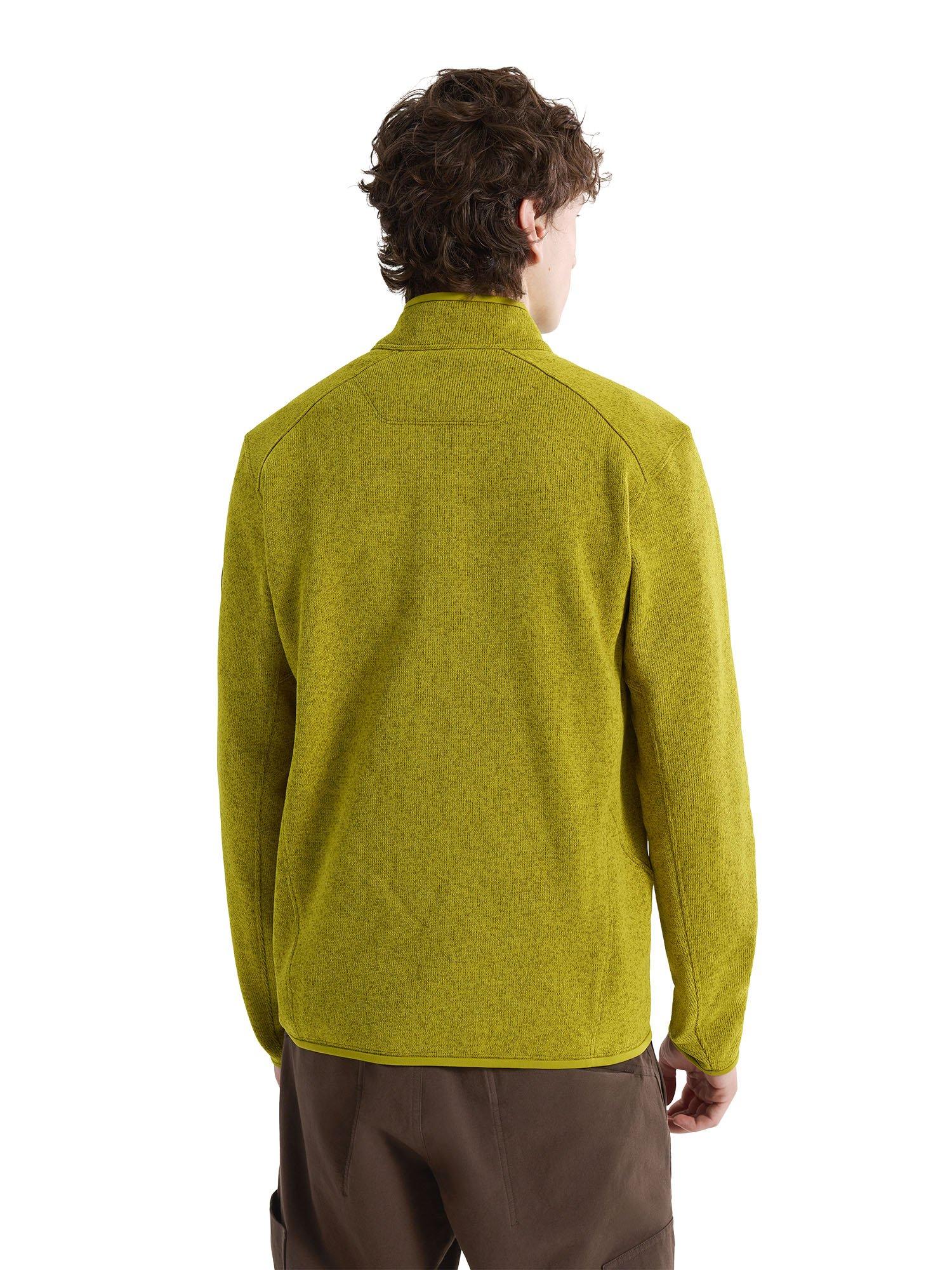 Men's Covert Cardigan - Olive Moss Heather - Image 5