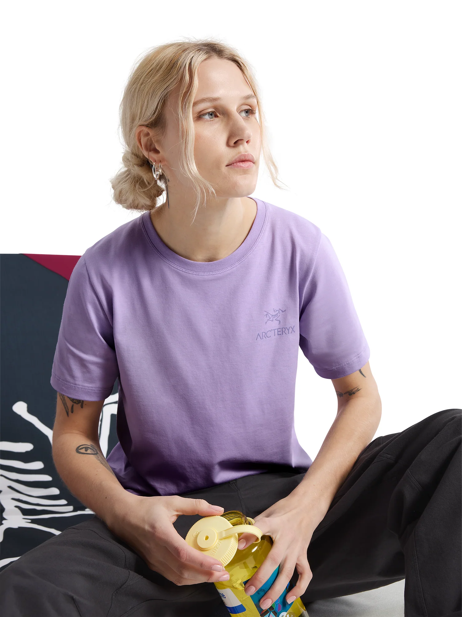 Women's Kragg SL Cotton Emblem T-Shirt - Mallow - Image 5