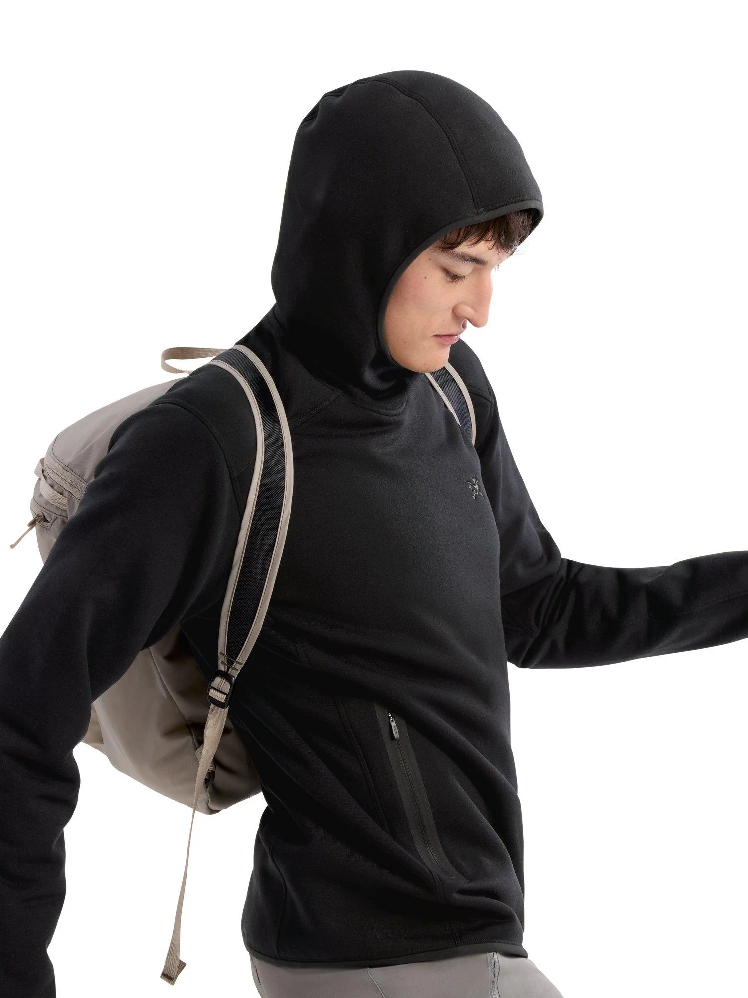 Men's Kyanite Pullover Hoody - Black - Image 5