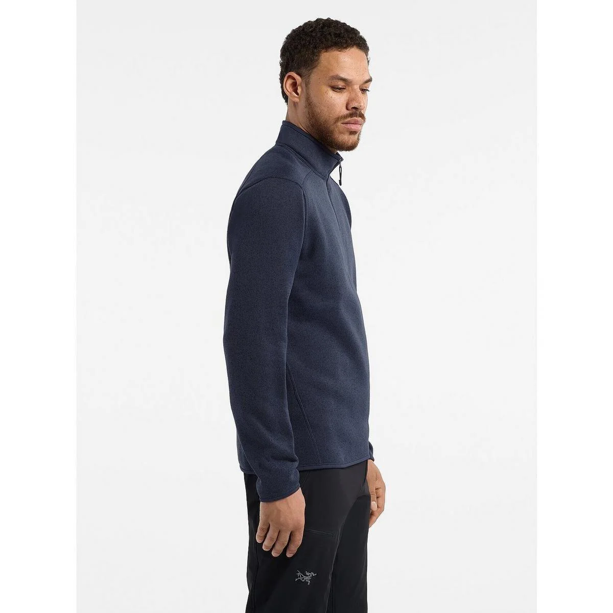 Men's Covert Half Zip - Black Sapphire - Image 5