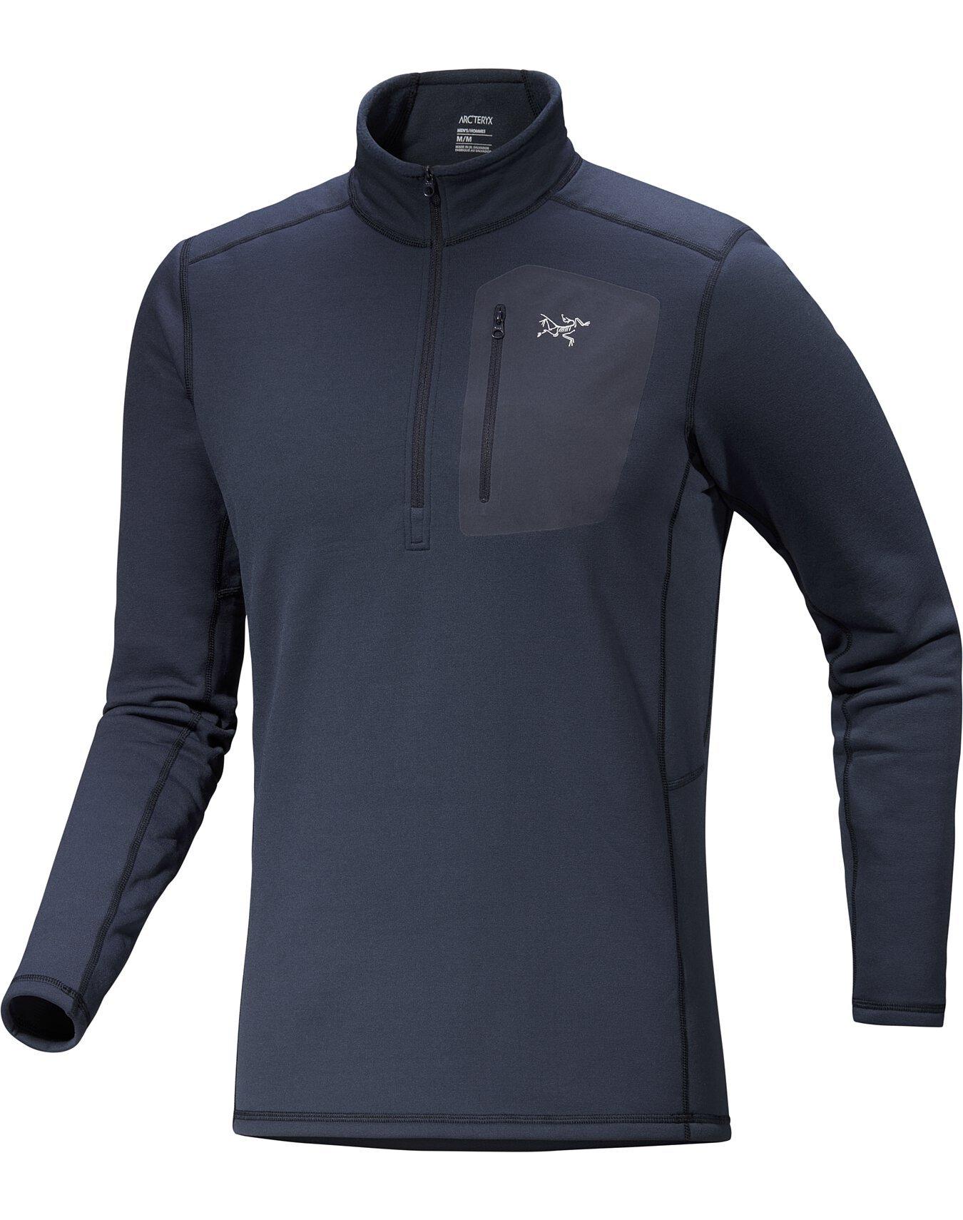 Men's RHO Heavy Weight Zip Neck - Black Sapphire