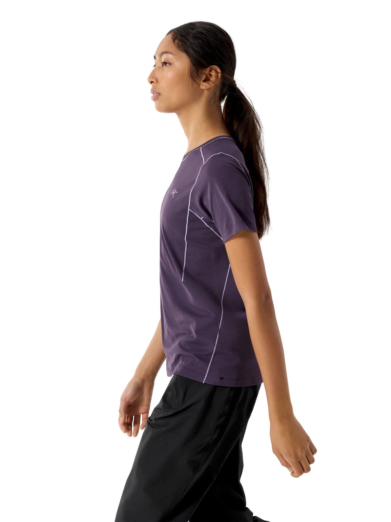 Women's Sunna Crew Neck Short-Sleeve T-Shirt - Moondrop - Image 4