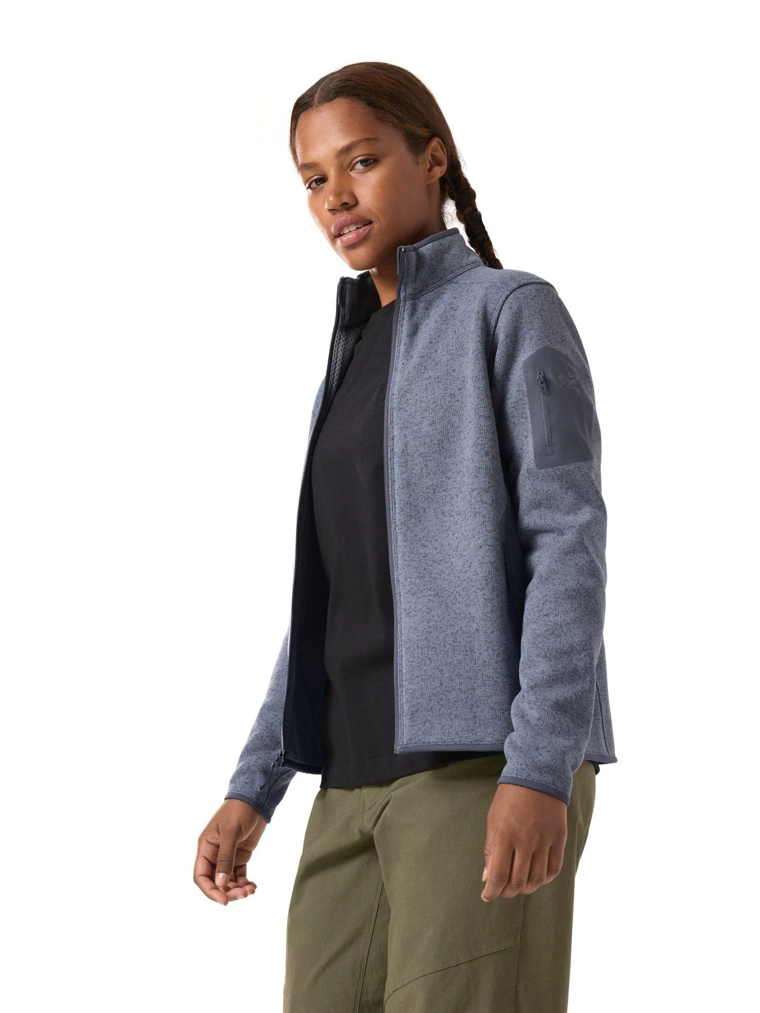 Women's Covert Cardigan - Stratus Heather - Image 5
