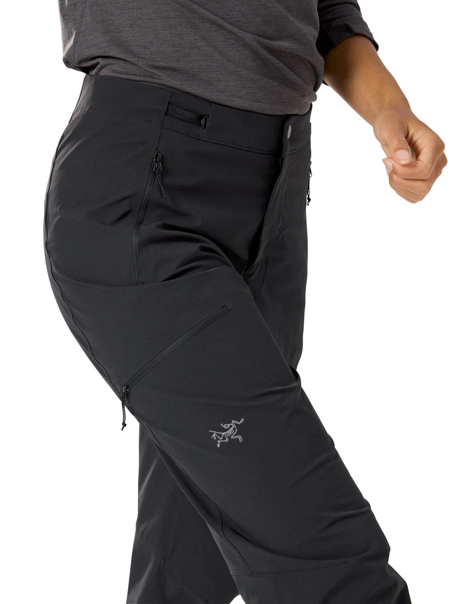 Women's Gamma Pant (Short) - Black - Image 2