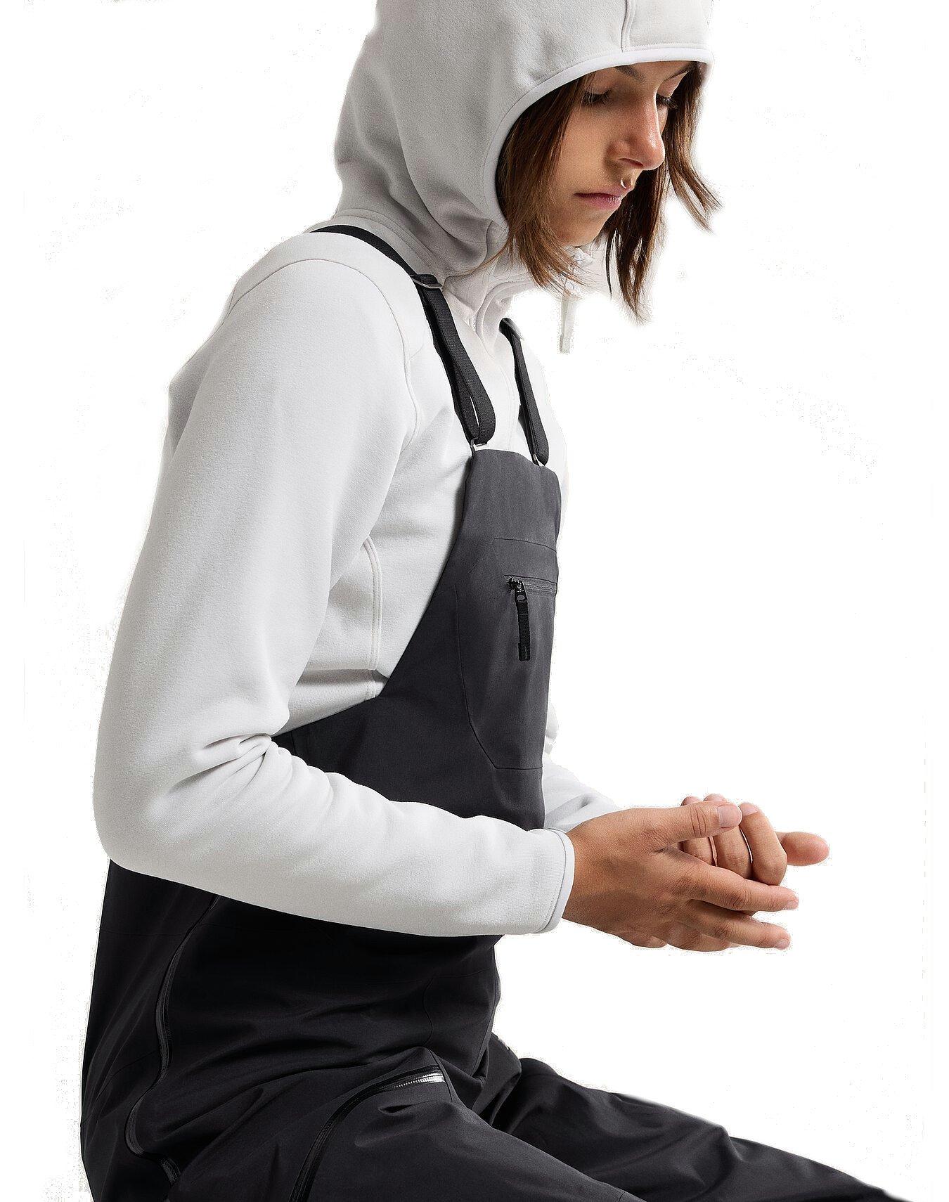 Womens Sentinel Bib Pants - Black - Image 3