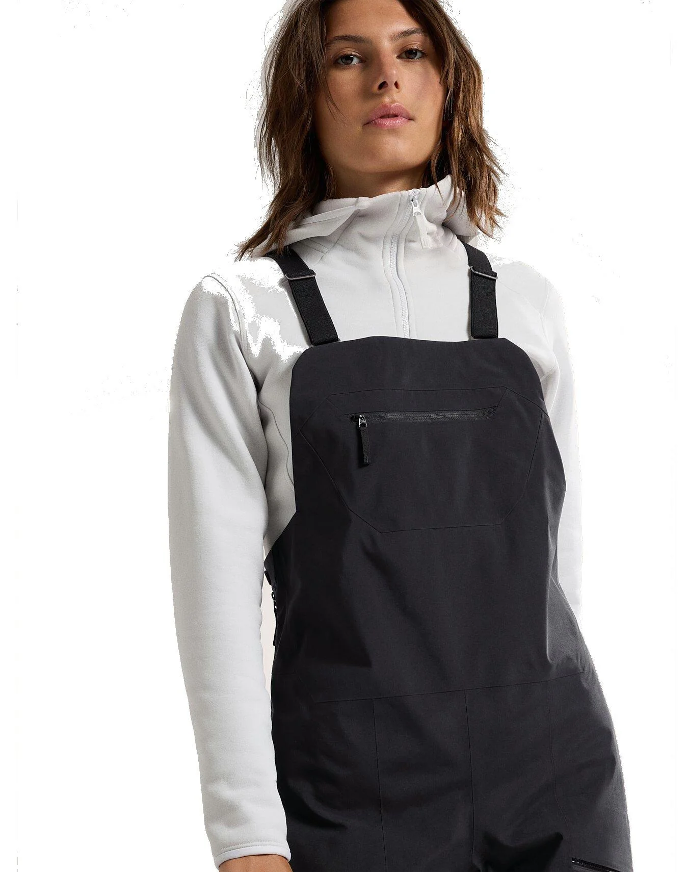 Womens Sentinel Bib Pants - Black - Image 7