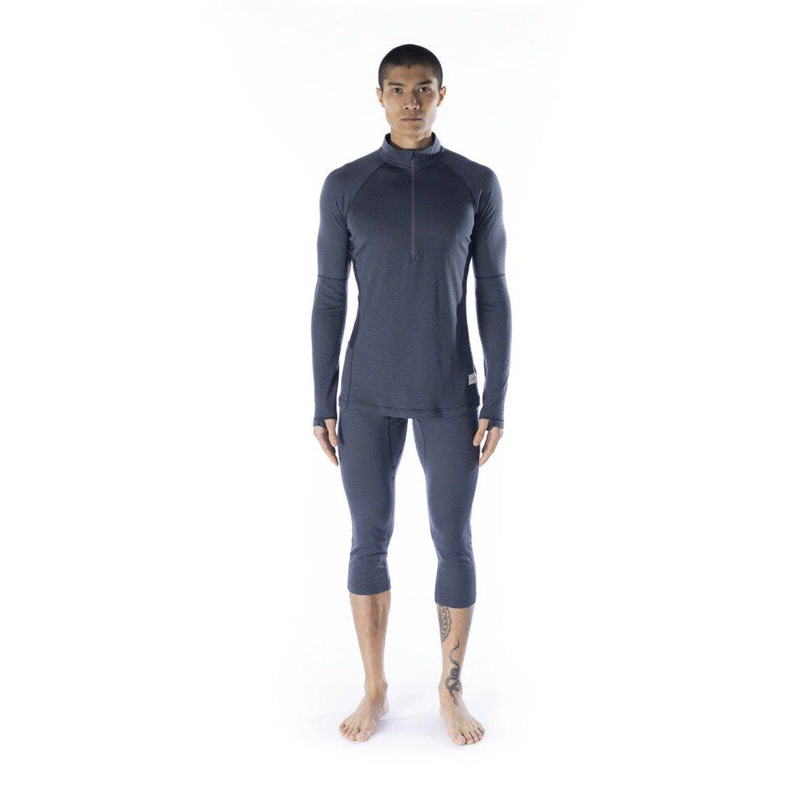 Men's Boulder 125 Quarter Zip - Dusk Blue - Image 3