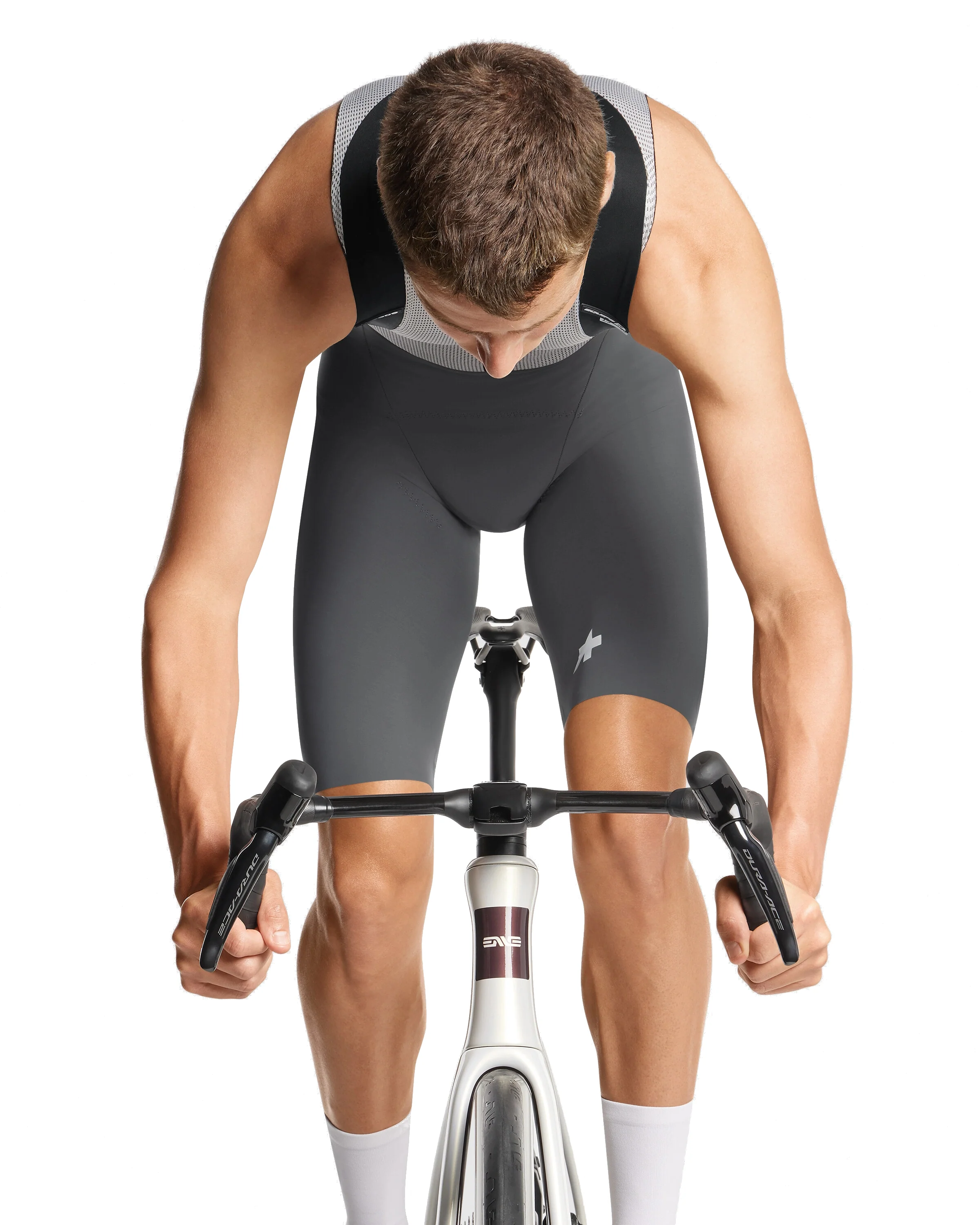 Men's Equipe R Bib Shorts S11 - Grey - Image 3