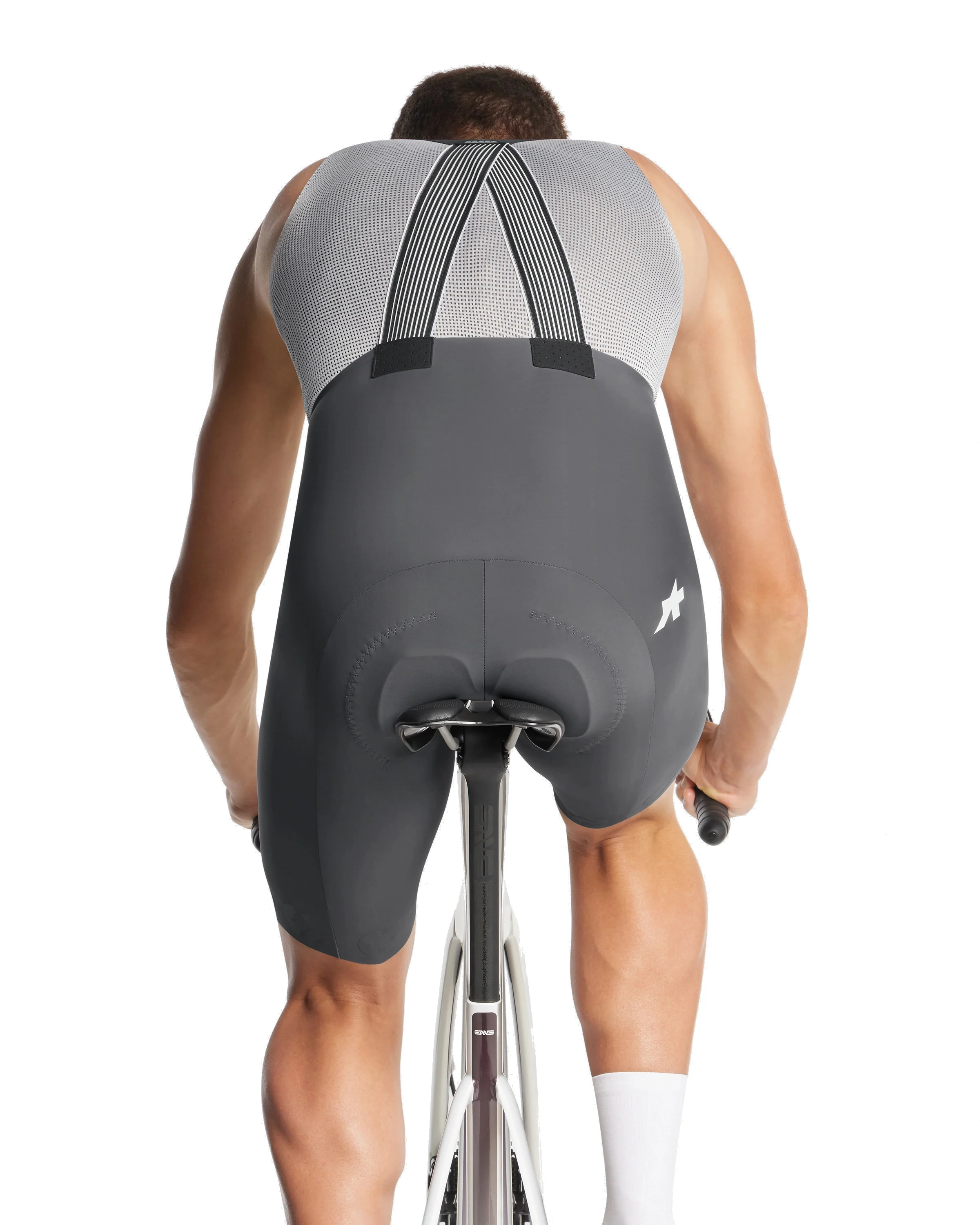 Men's Equipe R Bib Shorts S11 - Grey - Image 4