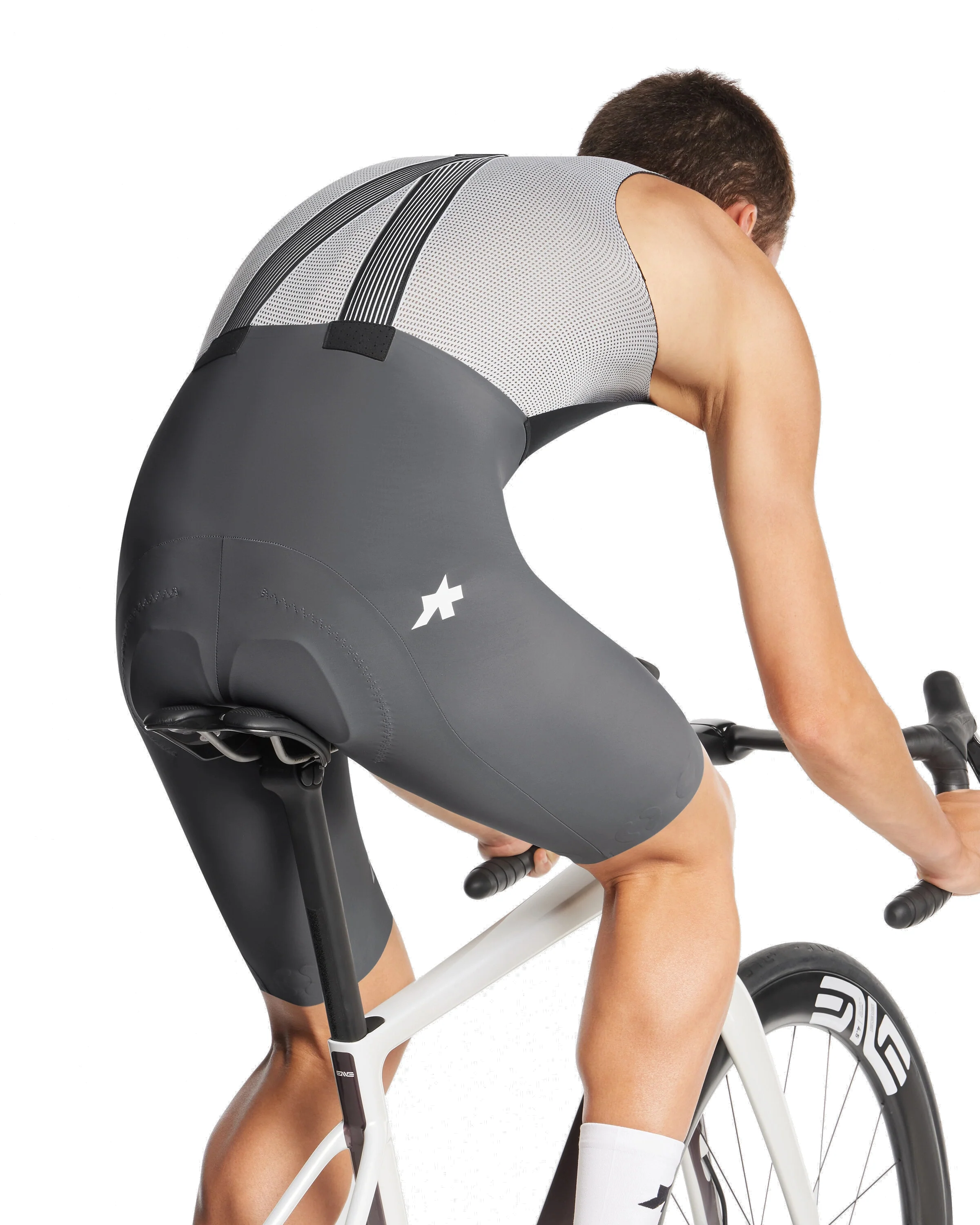 Men's Equipe R Bib Shorts S11 - Grey - Image 5