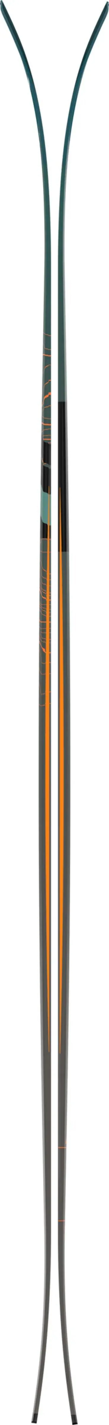 Men's Backland Backcountry Touring Skis 95mm + Climbing Skins - Green - Image 2