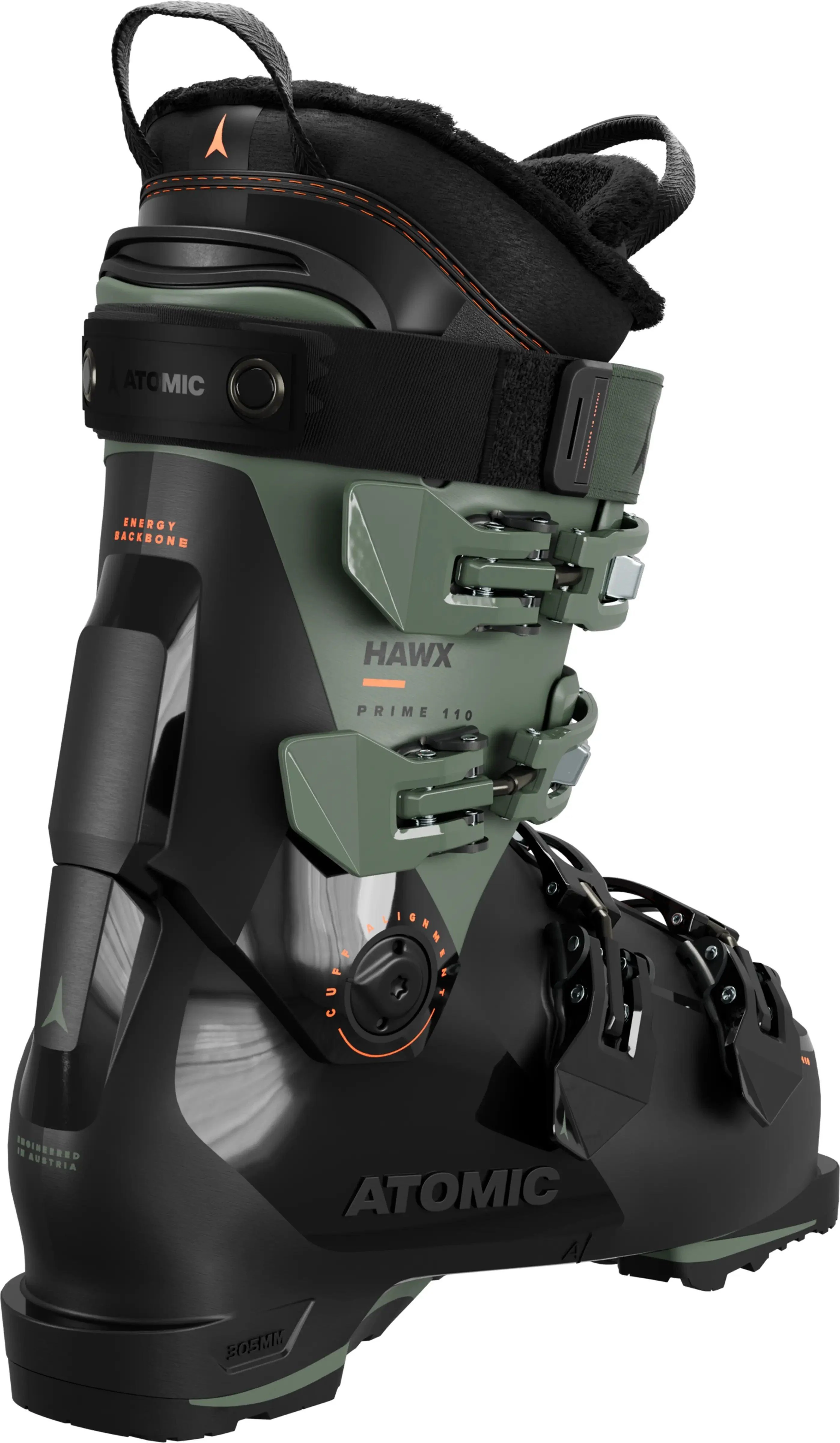 Men's Hawx Prime 110 GW Ski Boots - Black / Green - Image 2