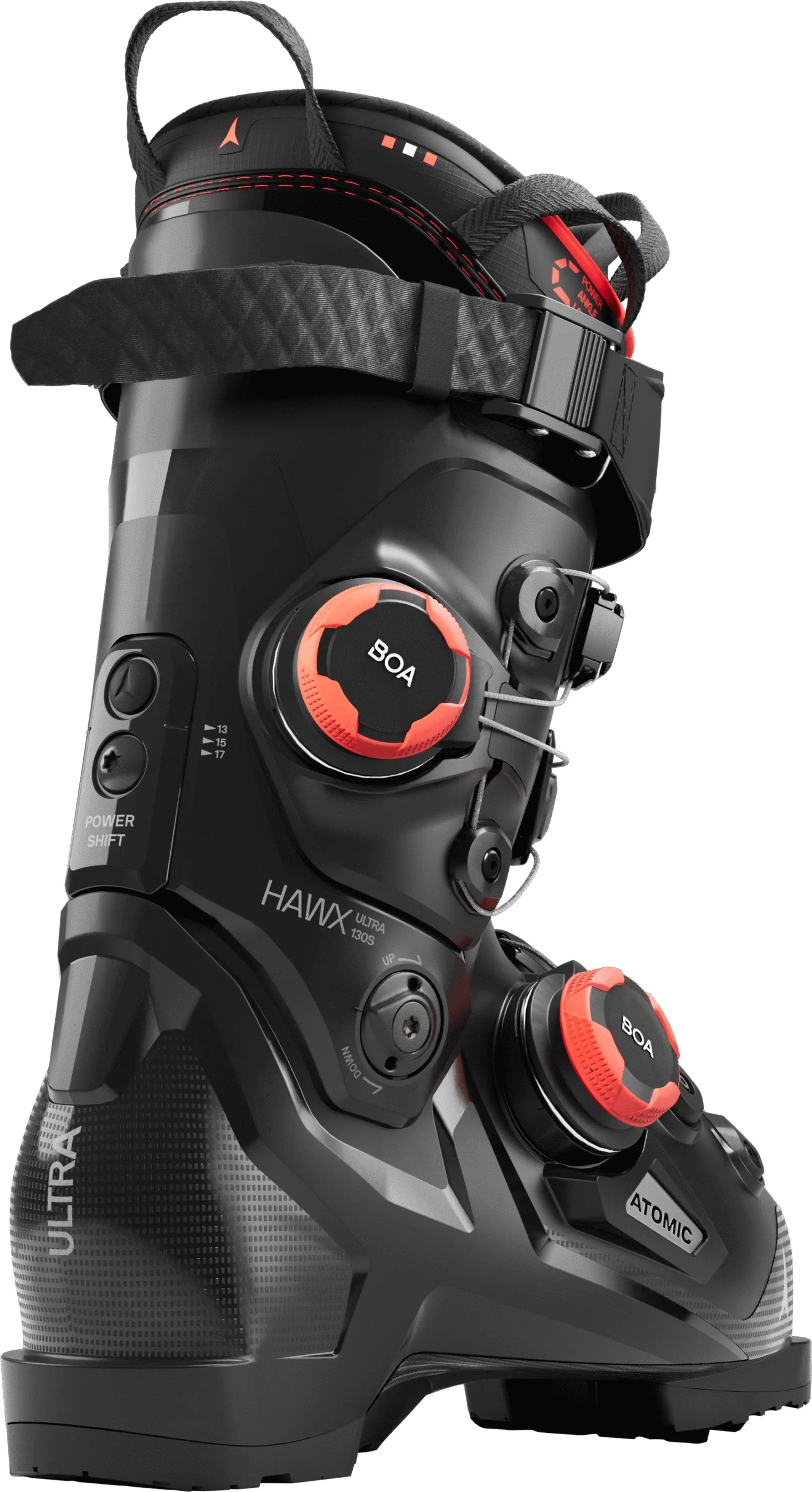 Men's Hawx Ultra 130 S Dual Boa Ski Boot - Black / Red - Image 3