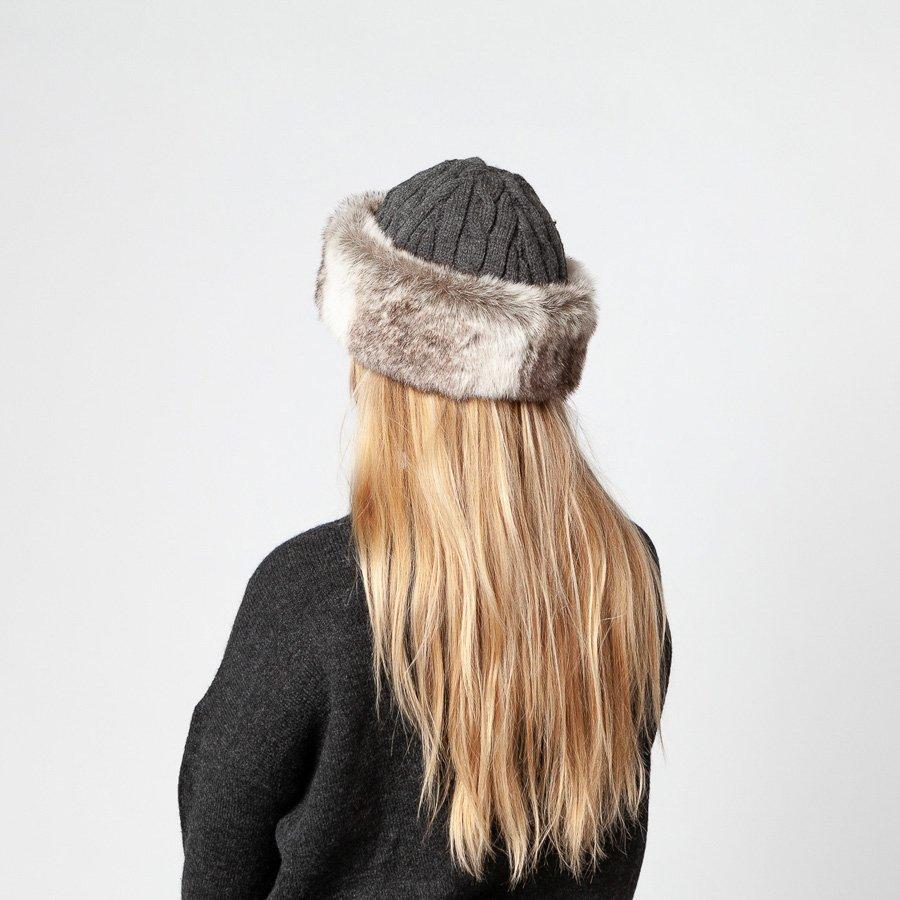 Fur Cable Bandhat - Grey - Image 4