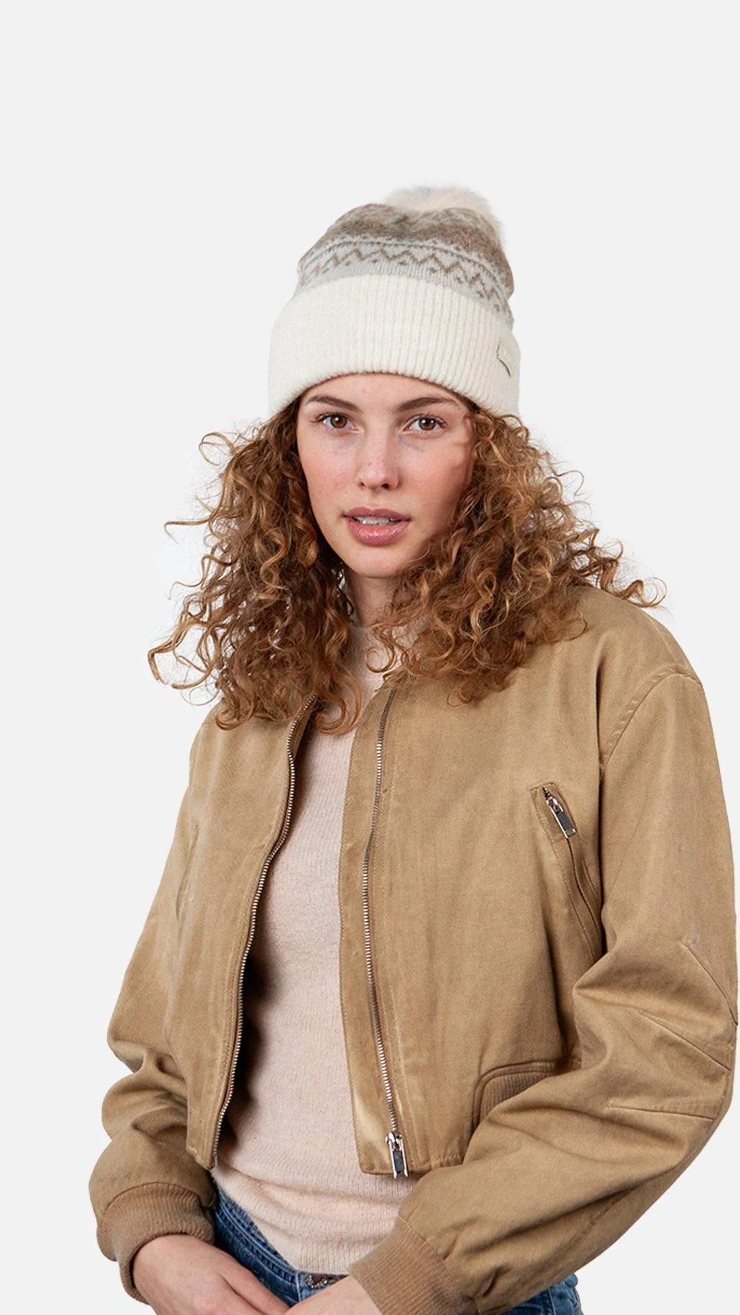 Women's Woodstar Beanie - Cream - Image 2