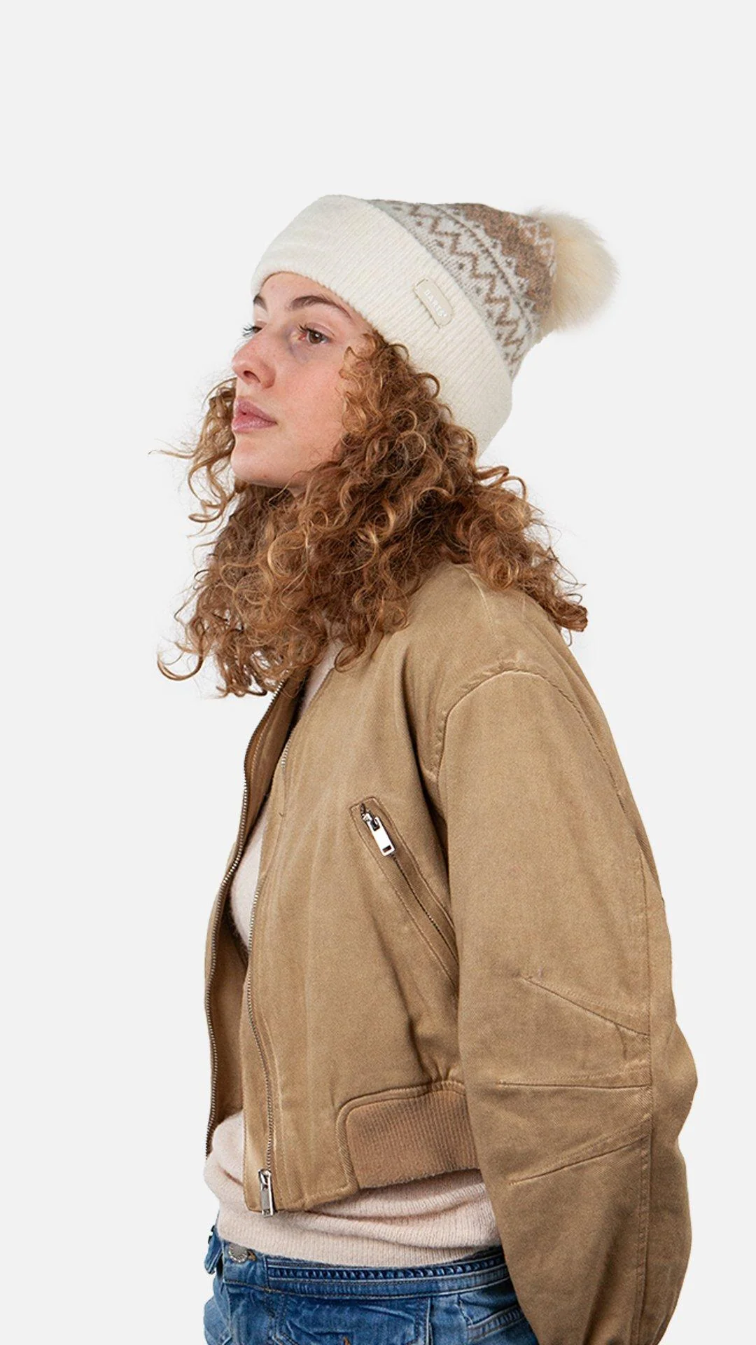 Women's Woodstar Beanie - Cream - Image 3