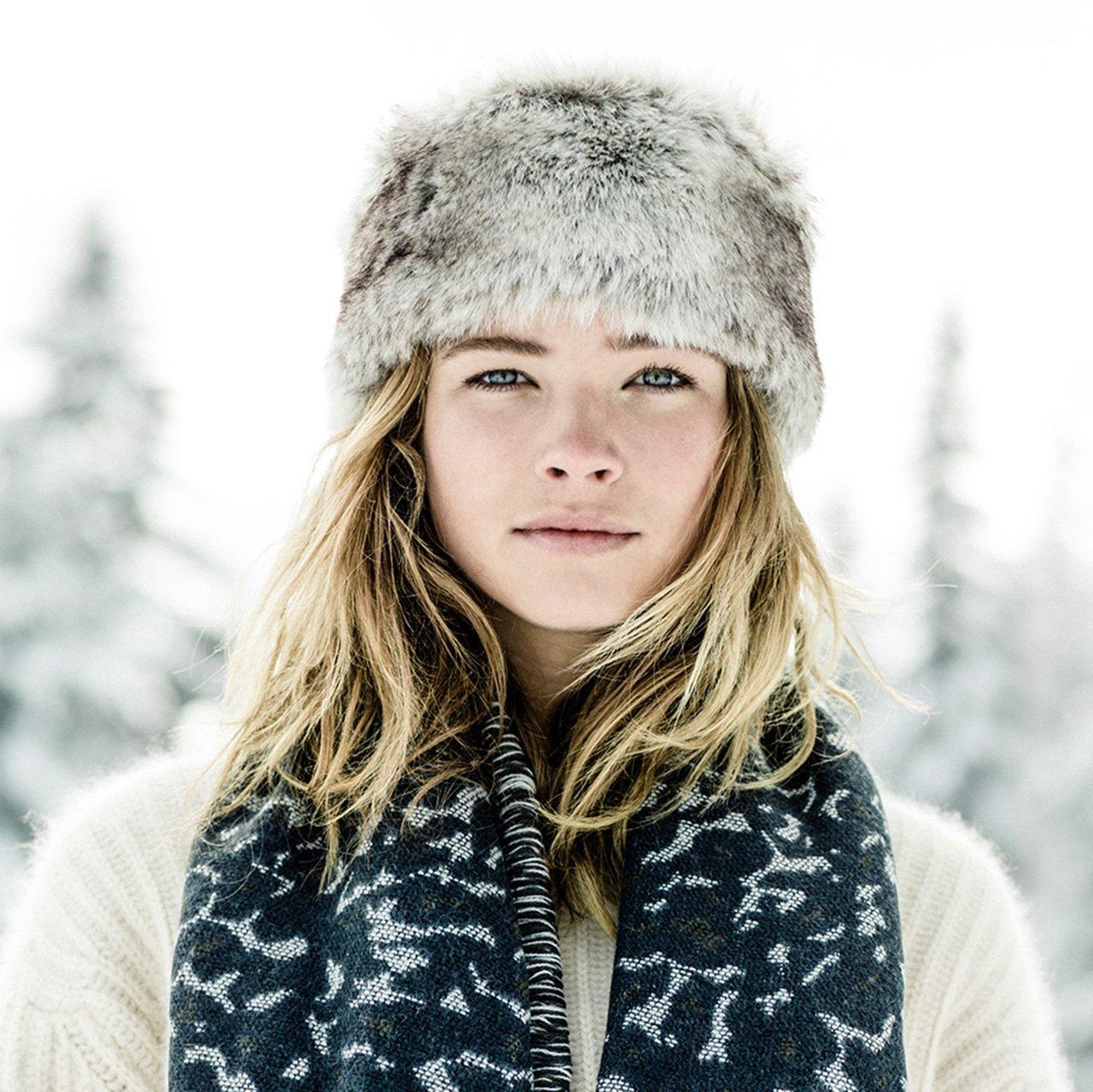 Women's Faux Fur Headband - Brown - Image 4