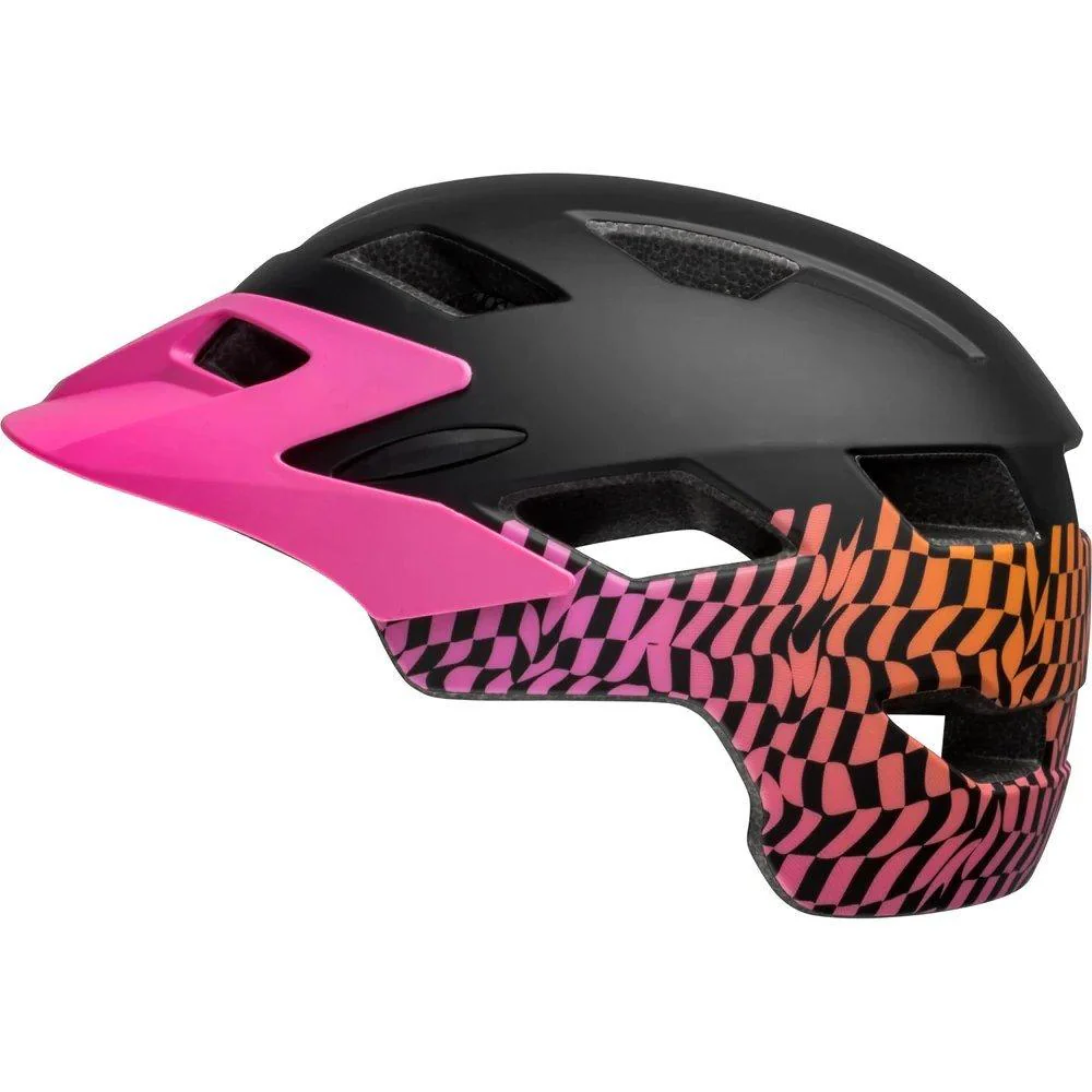 Kids' Sidetrack Helmet - Black / Pink - Image 2