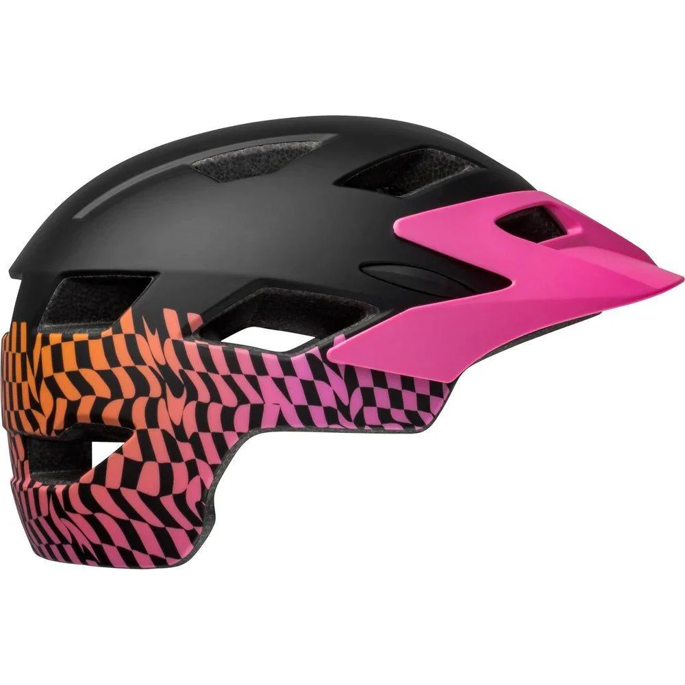 Kids' Sidetrack Helmet - Black / Pink - Image 4