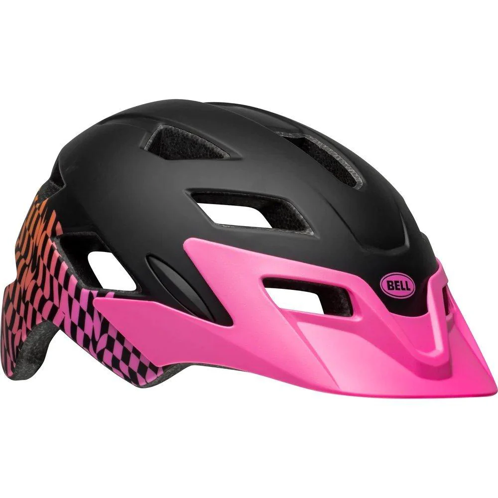 Kids' Sidetrack Helmet - Black / Pink - Image 5
