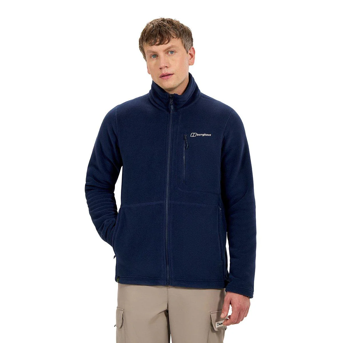 Men's Activity InterActive Full Zip Fleece Jacket - Navy - Image 3