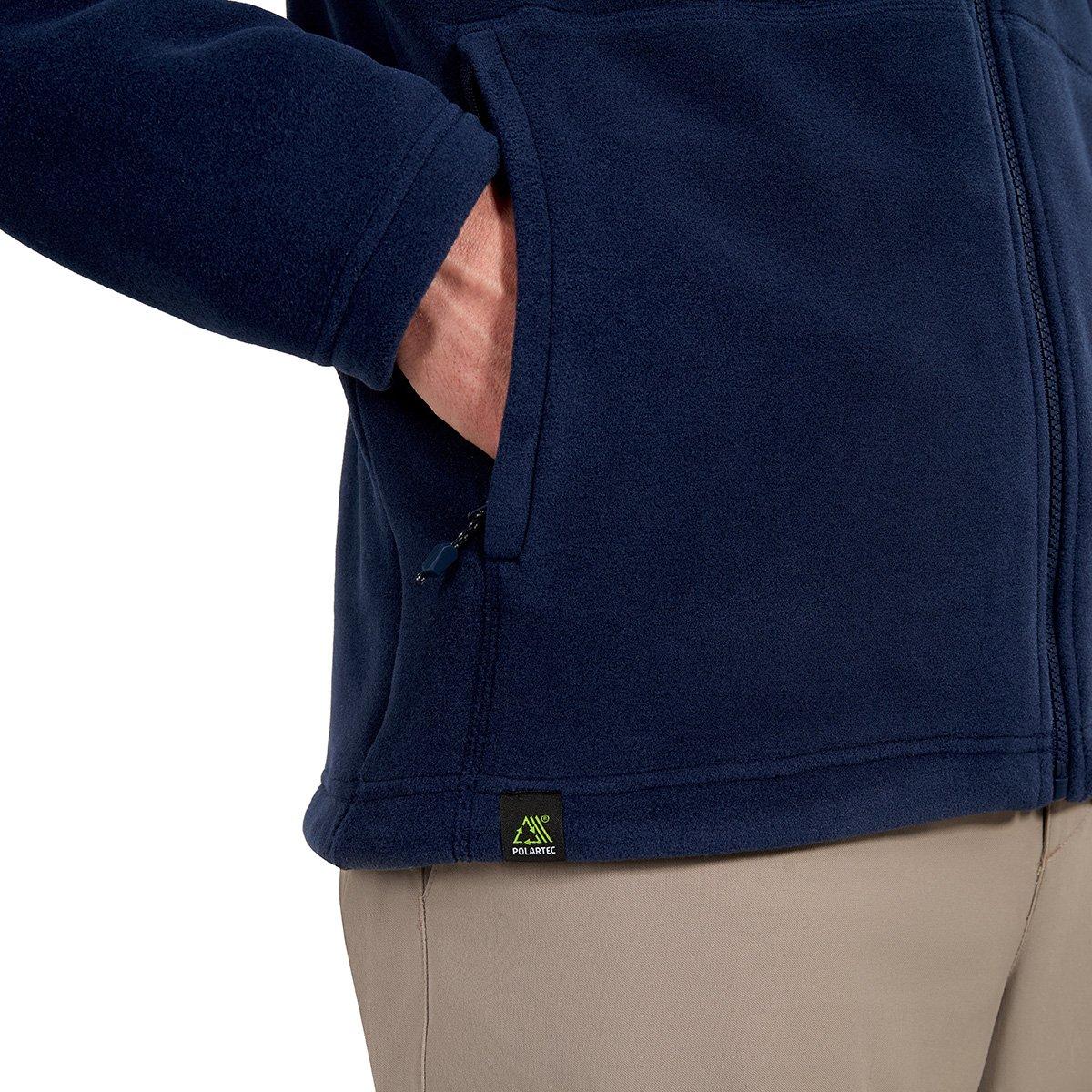 Men's Activity InterActive Full Zip Fleece Jacket - Navy - Image 6