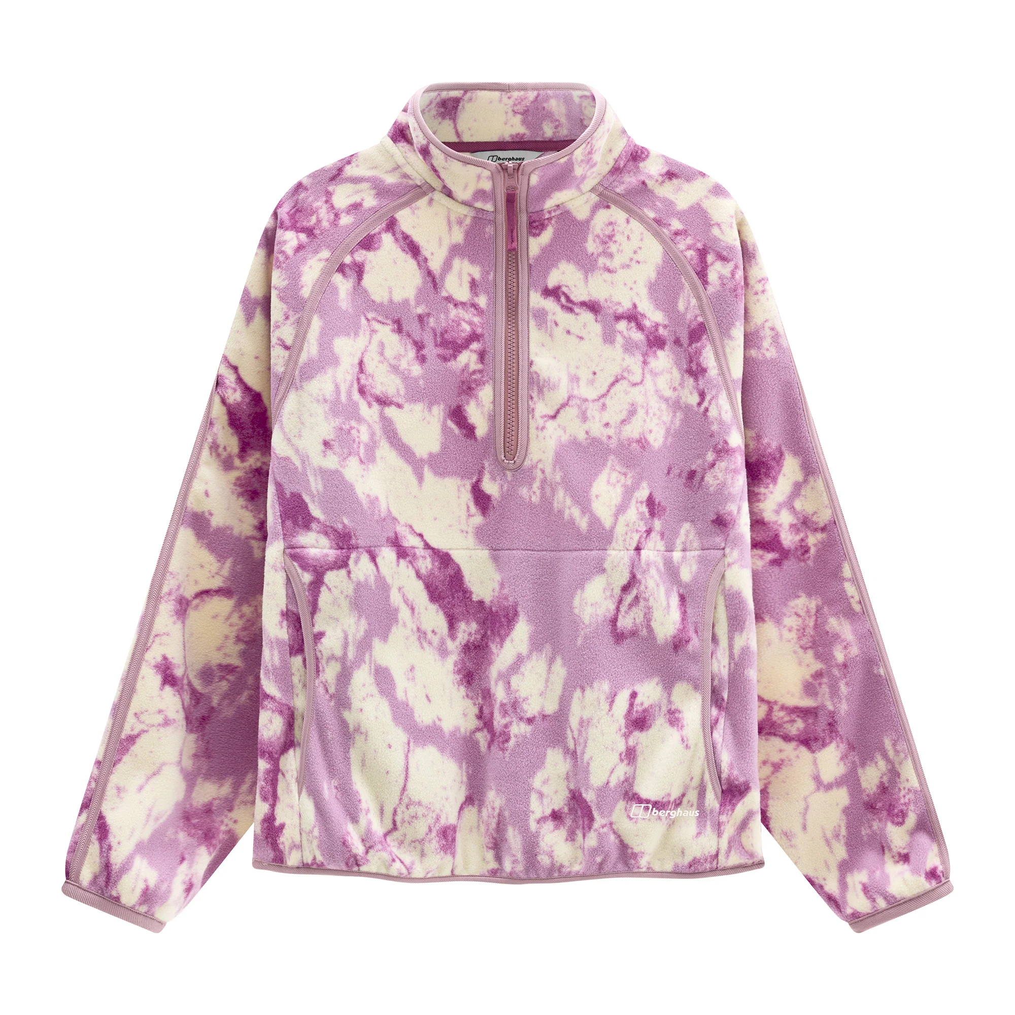 Women's Bamburgh 1/2 Zip Fleece - Purple