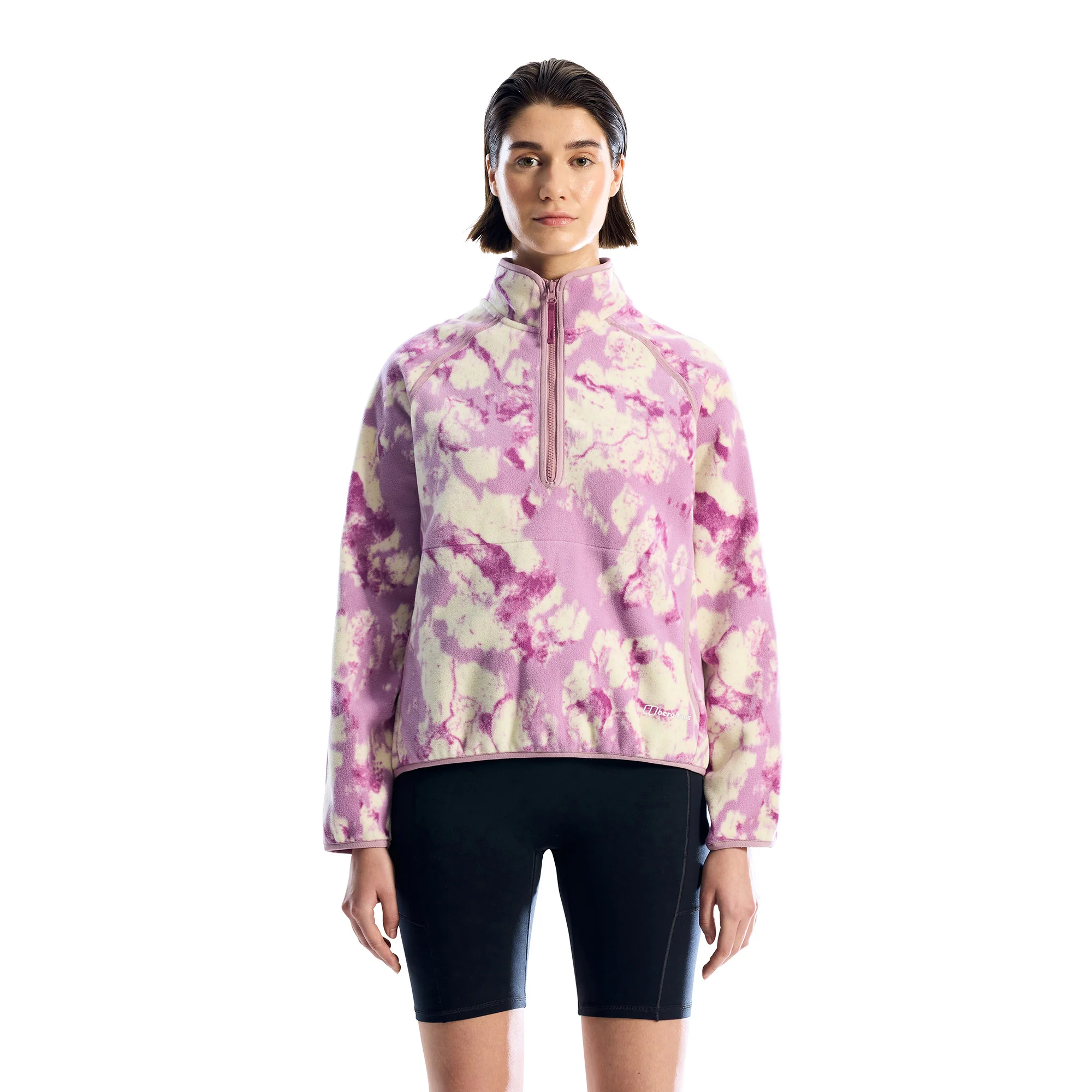 Women's Bamburgh 1/2 Zip Fleece - Purple - Image 2