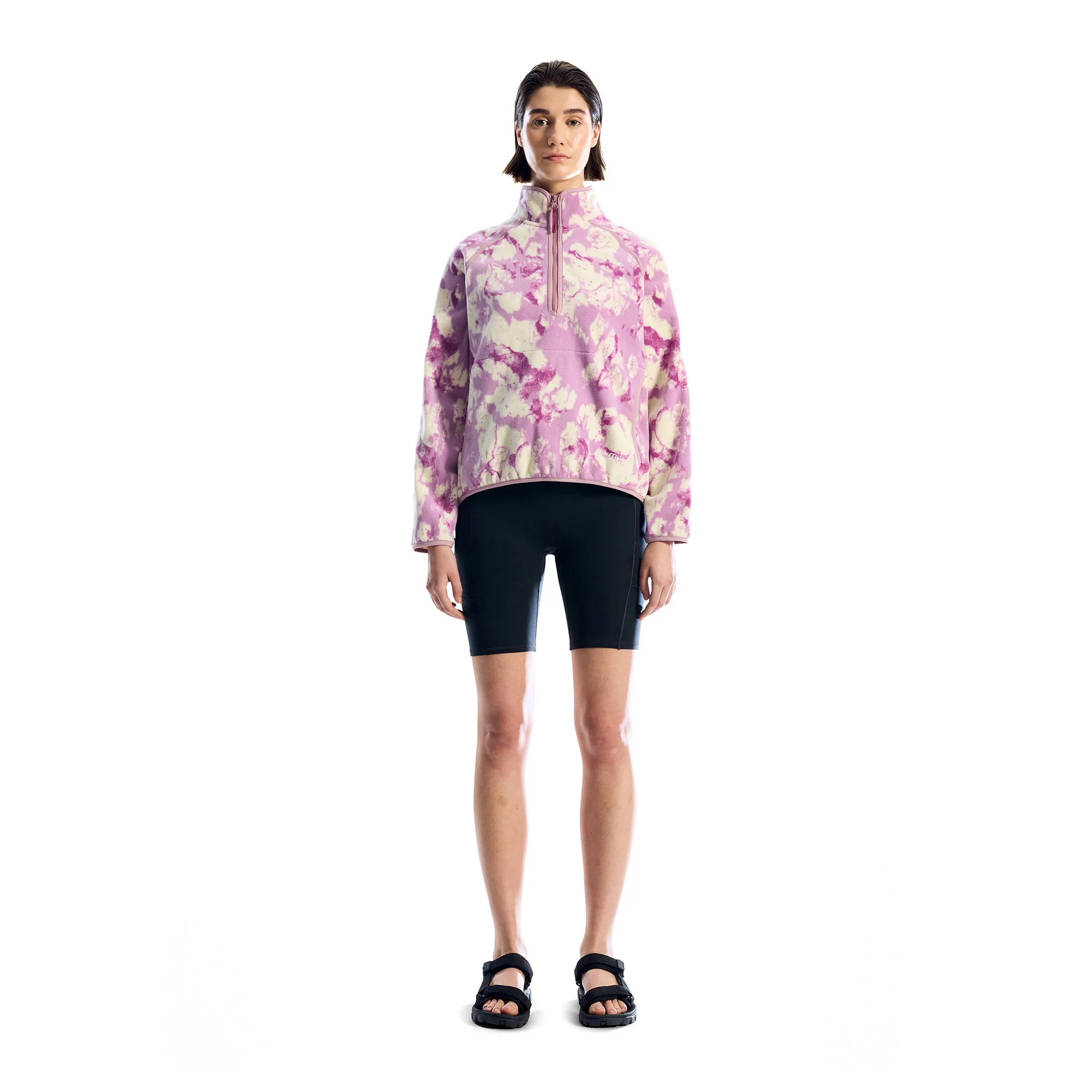 Women's Bamburgh 1/2 Zip Fleece - Purple - Image 6