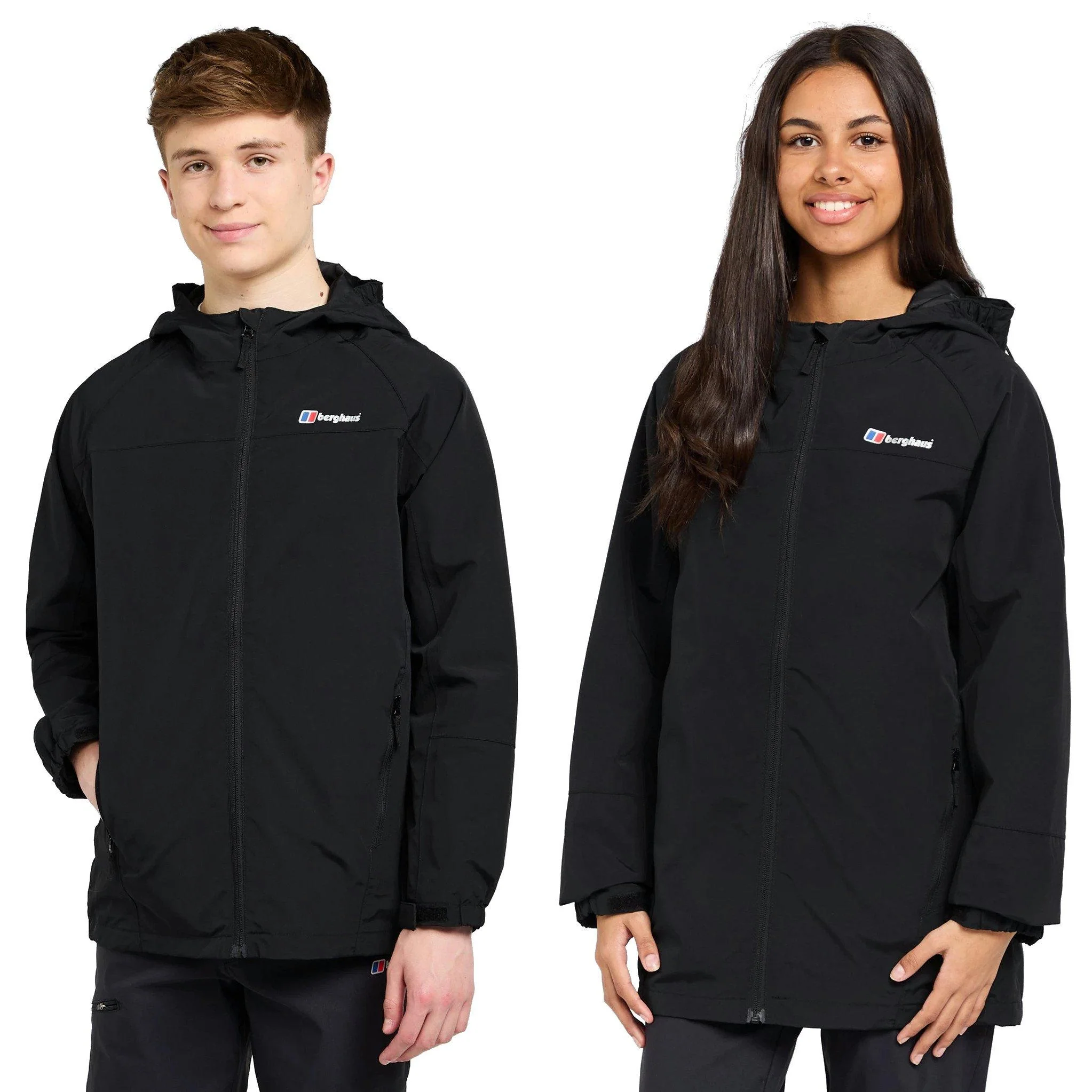 Kids' Bowood Waterproof Jacket - Black