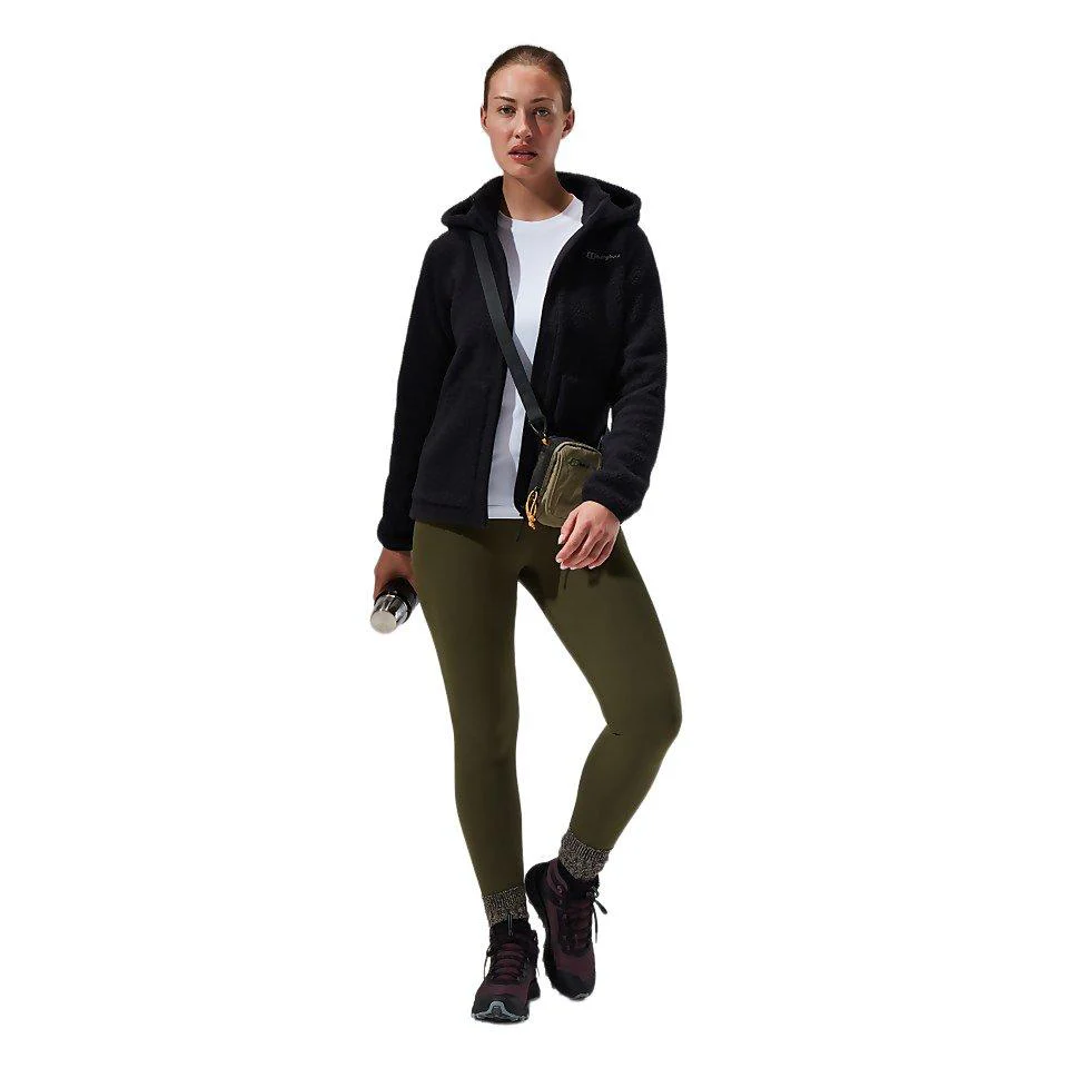 Women's Darria Full Zip Hooded Fleece - Black - Image 6