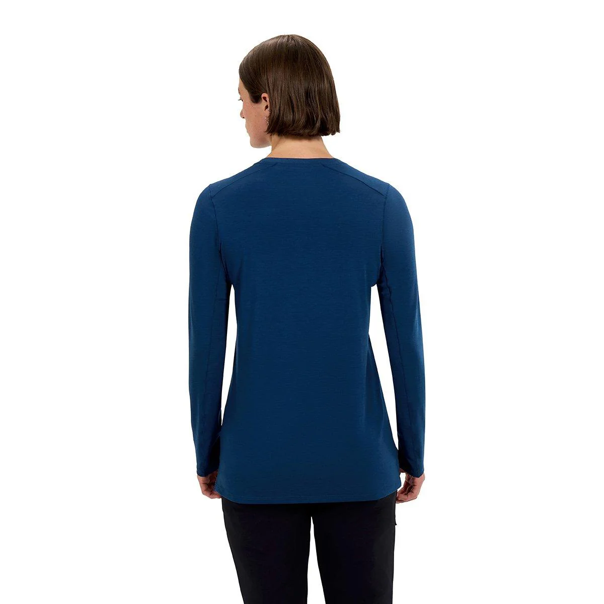Women's Delta Long-Sleeve T-Shirt - Navy - Image 4