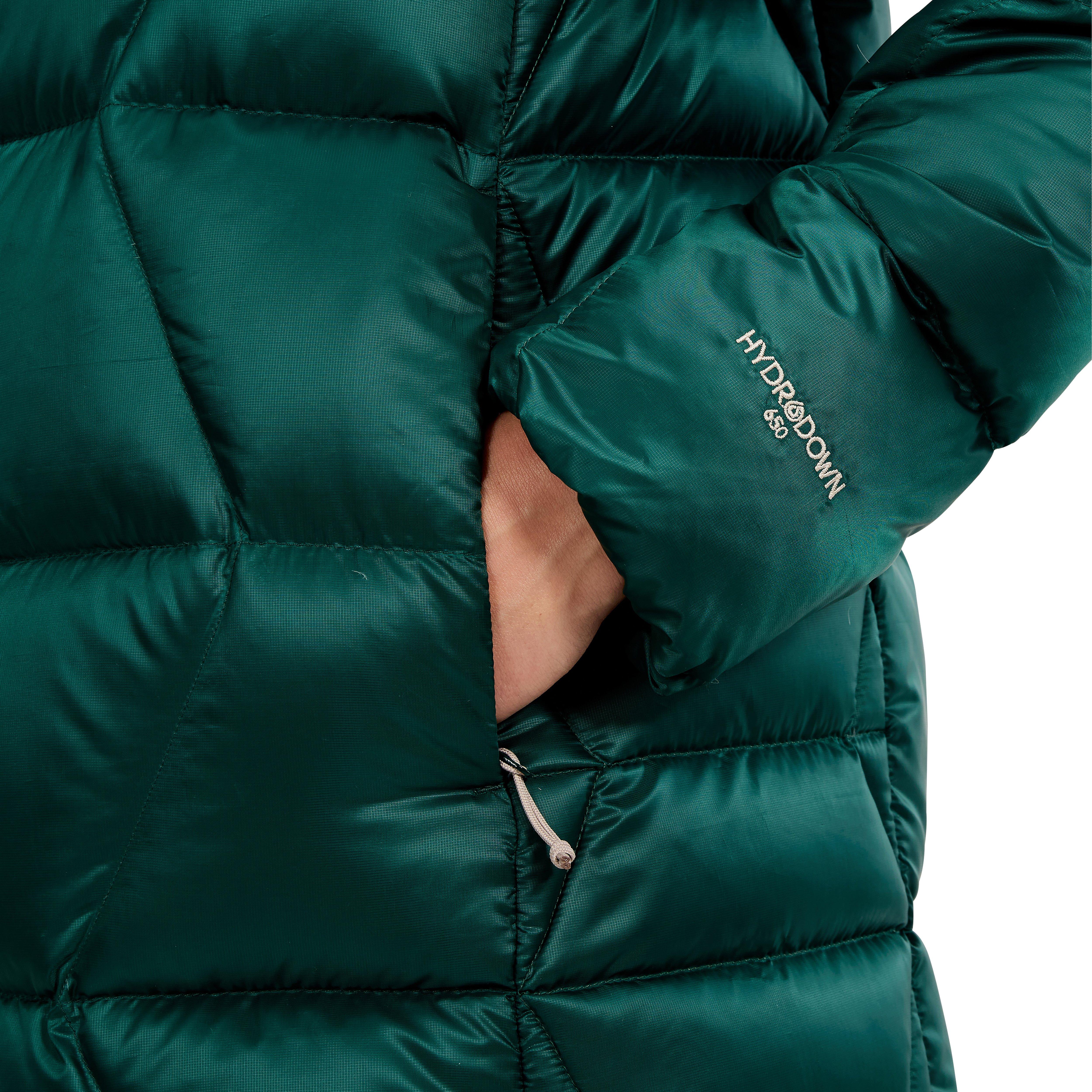 Women's Explorer Long Down Jacket - Green - Image 7